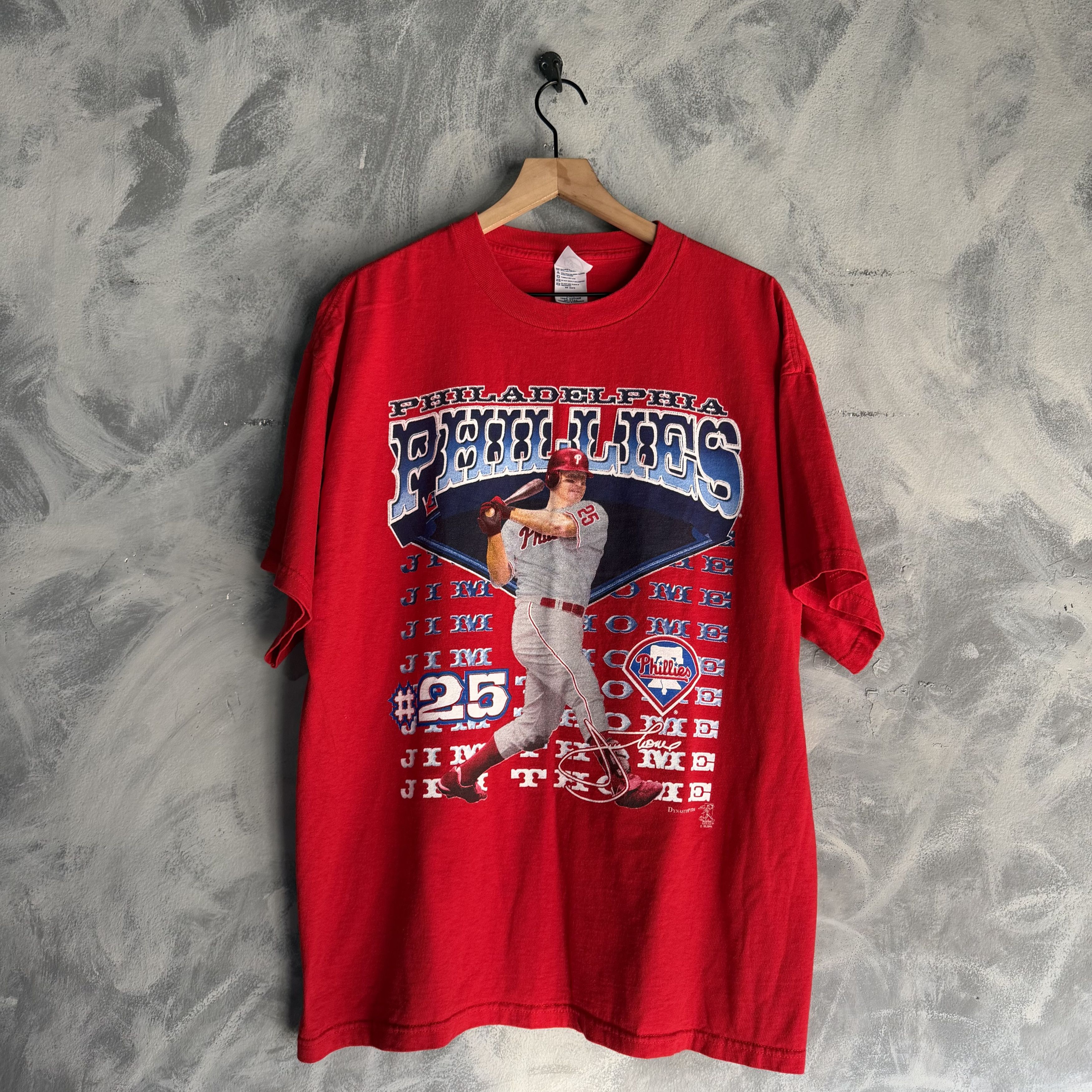 Other Vtg Jim Thome Portrait Philadelphia Phillies T Shirt Mens Size US XL / EU 56 / 4 - 1 Thumbnail