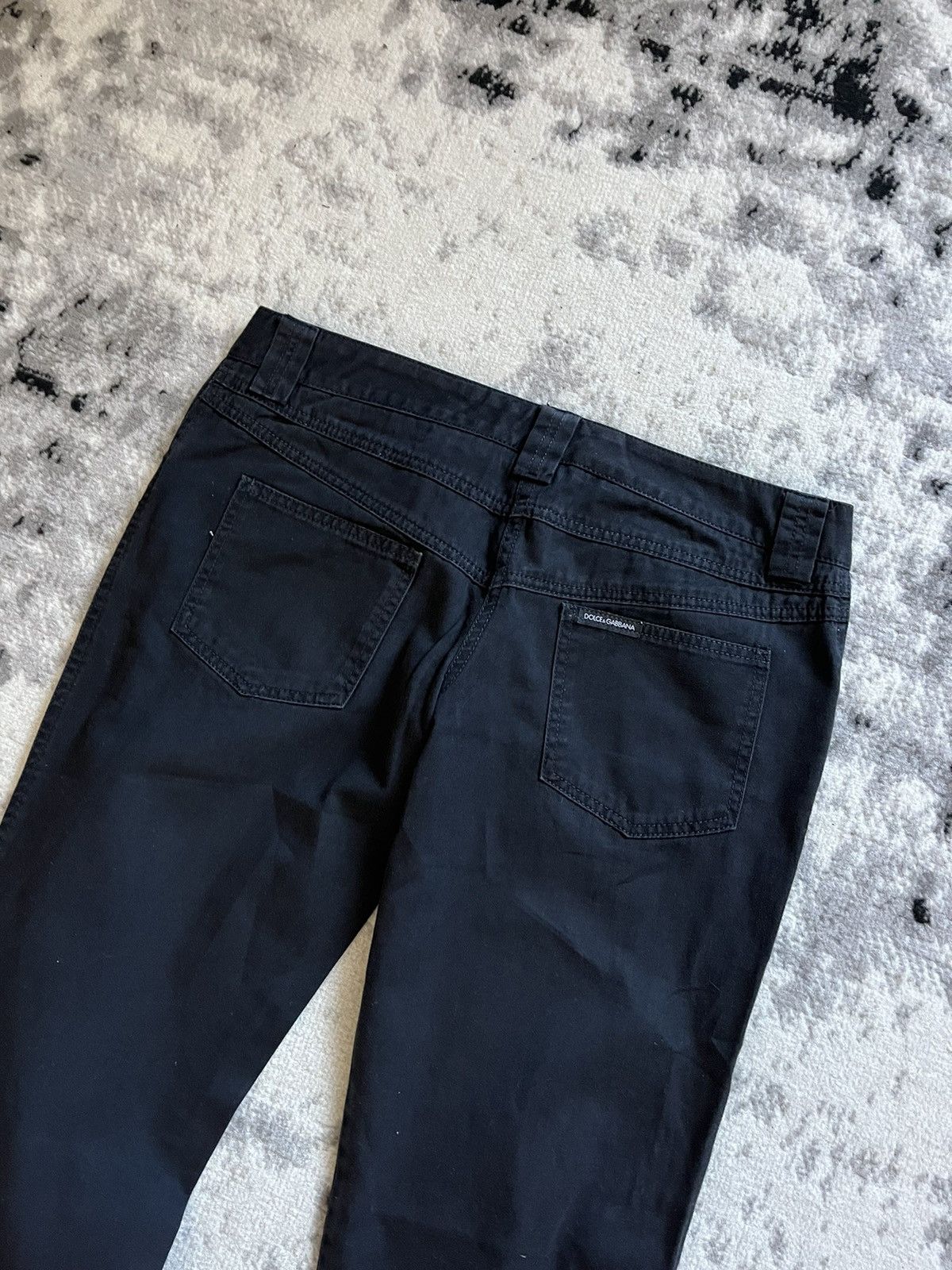 Dolce & Gabbana AW2010 Dolce & Gabbana Black Zip Pants Size US 30 / EU 46 - 7 Thumbnail