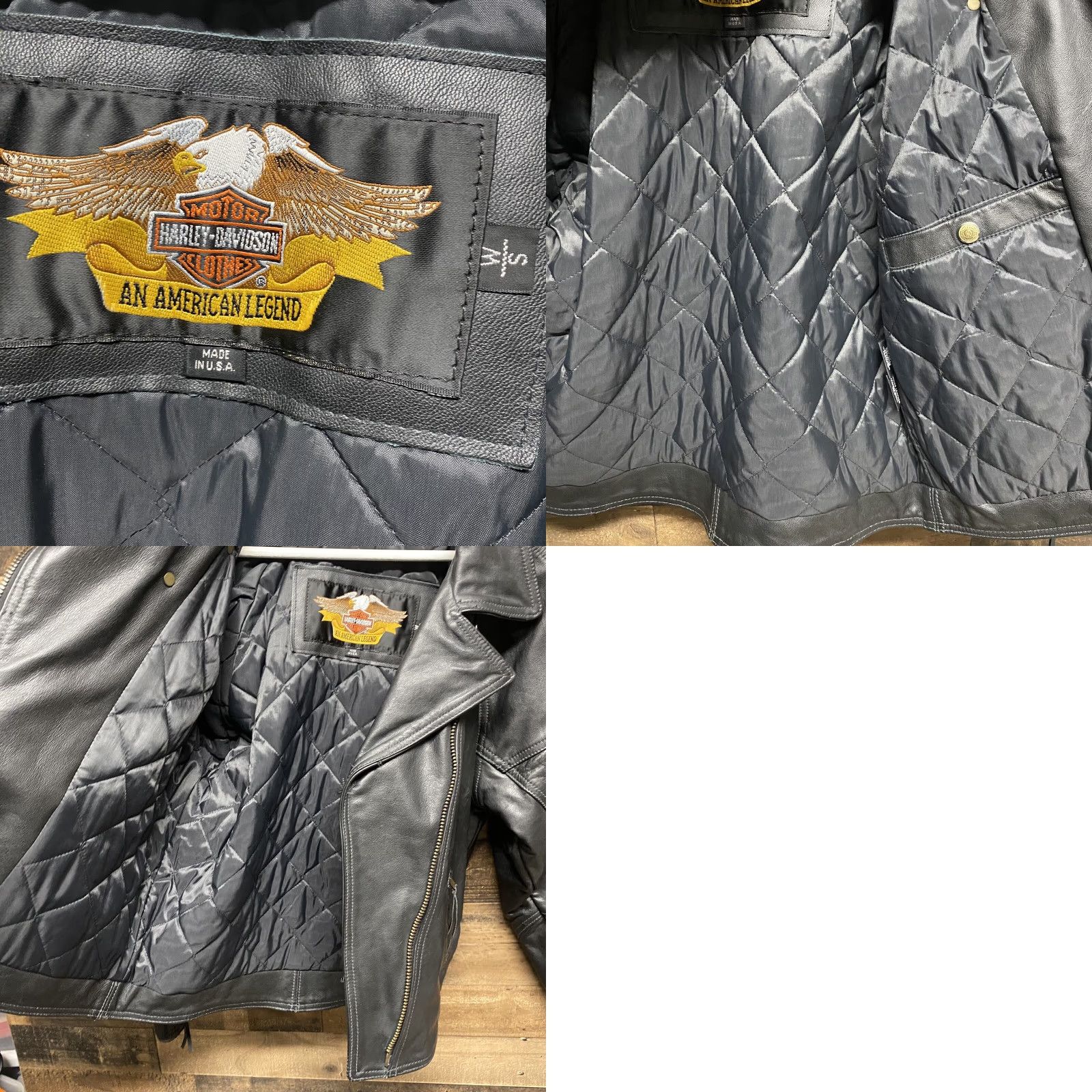 Harley Davidson VINTAGE Harley-Davidson Embroidered Women’s Leather Jacket Size S Black Size S / US 4 / IT 40 - 8 Thumbnail