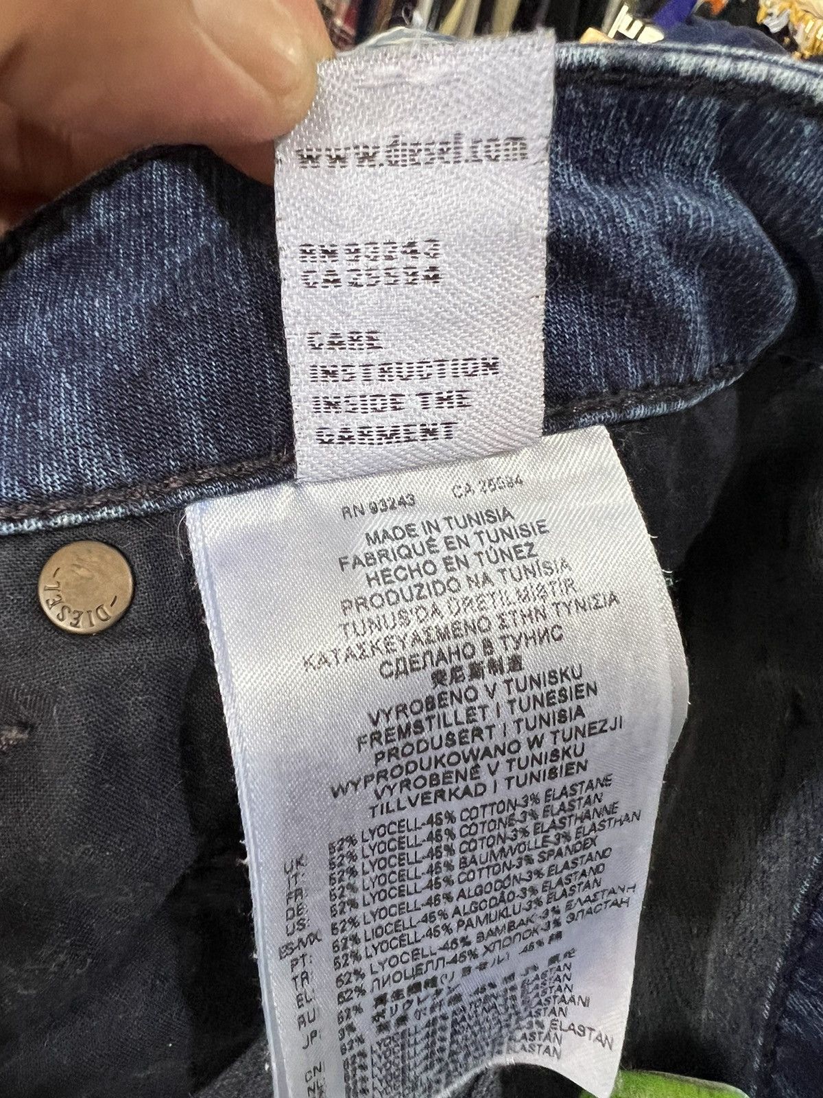 Diesel 🔥Vintage Diesel Stretchable Distressed Denim Sweatpants Size US 36 / EU 52 - 20 Thumbnail