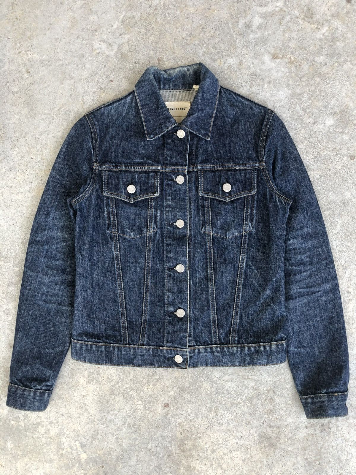 Helmut Lang Helmut Lang Denim Jacket Classic Denim Distressed Size US XS / EU 42 / 0 - 1 Thumbnail