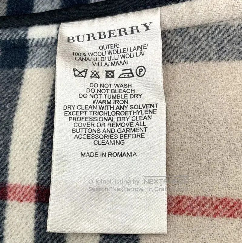 Burberry Burberry Women's Black Wool Duffle Coat. Size XS / US 0-2 / IT 36-38 - 6 Thumbnail