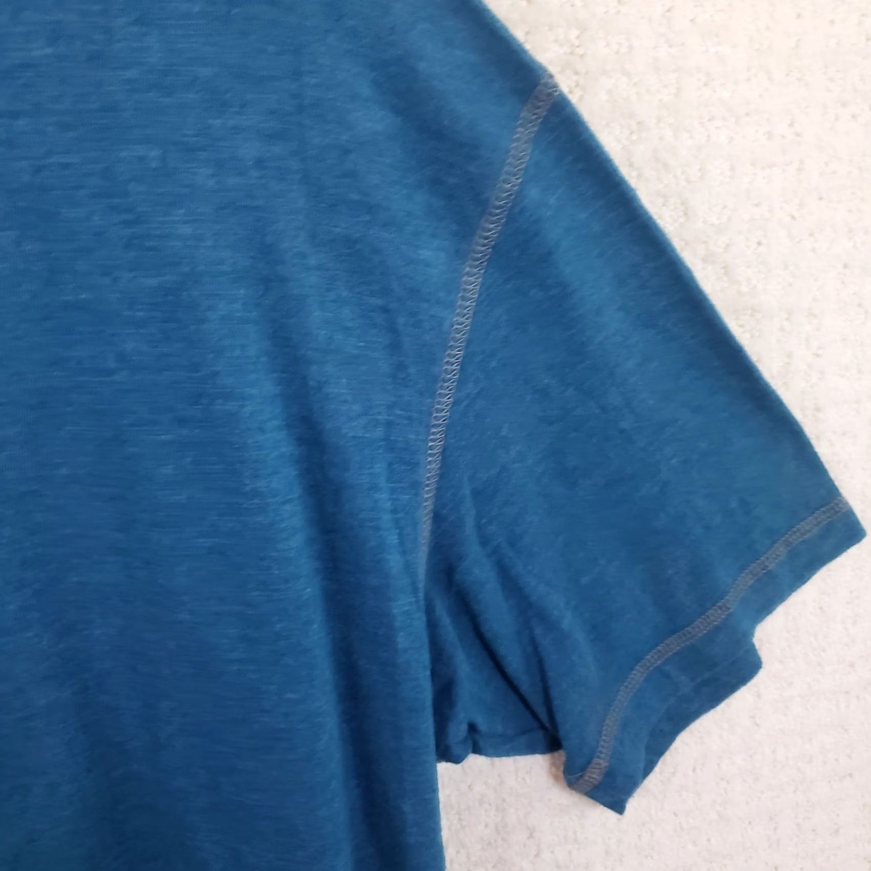 Vintage Hobbs Creek Large Mens Turquoise Henley Shirt Size US L / EU 52-54 / 3 - 5 Thumbnail