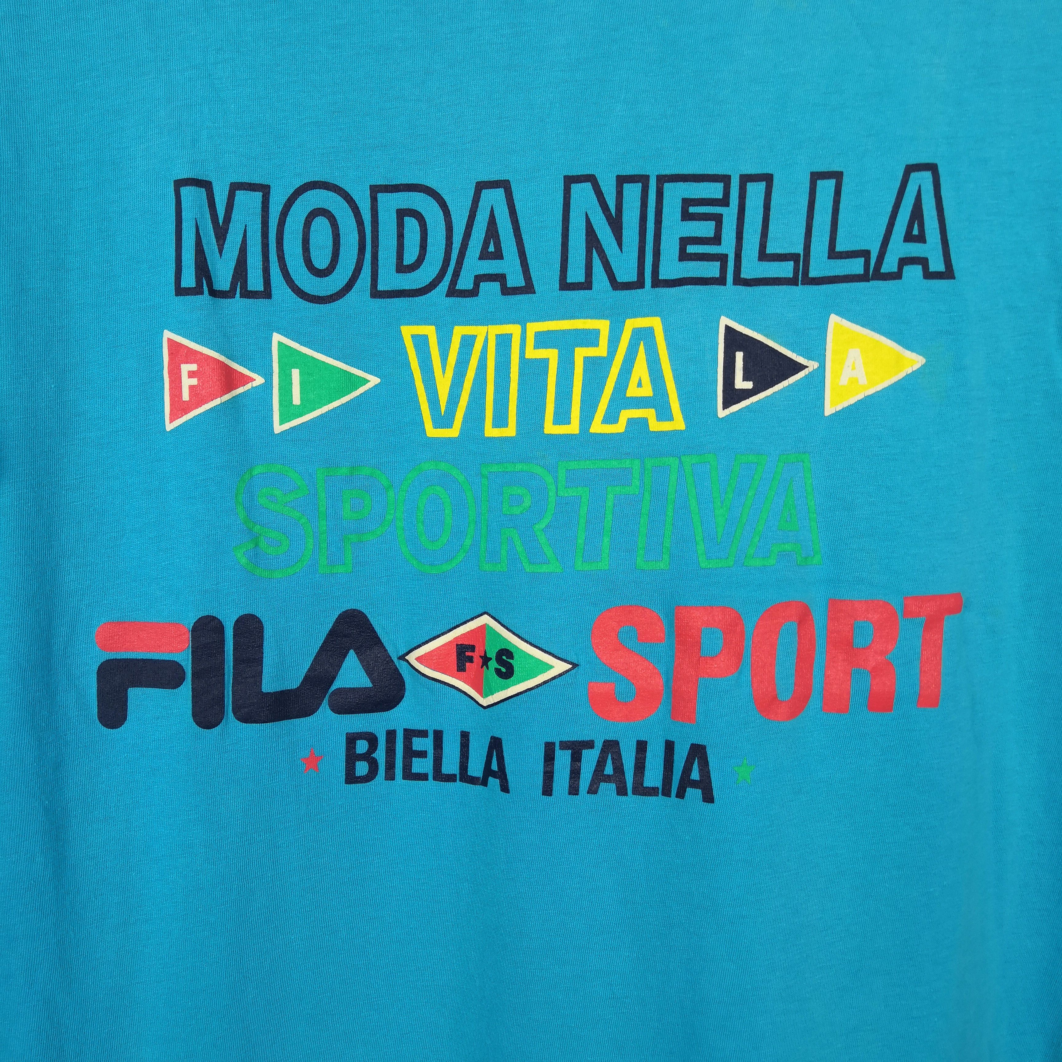 Fila Vintage 90s Fila T-Shirt Sport Crewneck Tee Size US S / EU 44-46 / 1 - 3 Thumbnail