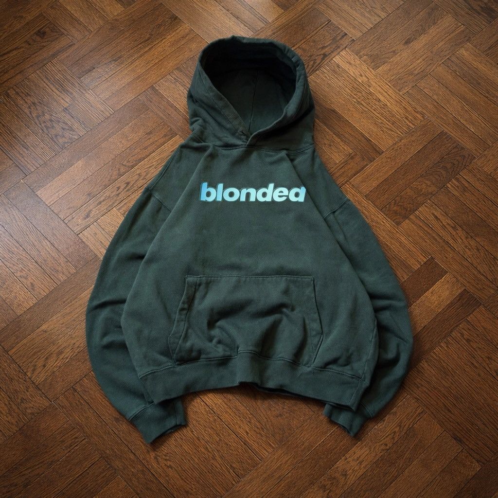 Frank Ocean Frank Ocean BLONDED Hoodie – Green w/ Blue Logo Size US S / EU 44-46 / 1 - 1 Thumbnail