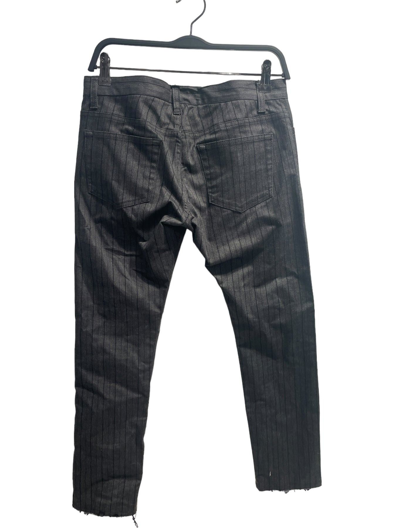 Undercover Fur Hem Pinstripe Slacks Size US 30 / EU 46 - 2 Thumbnail