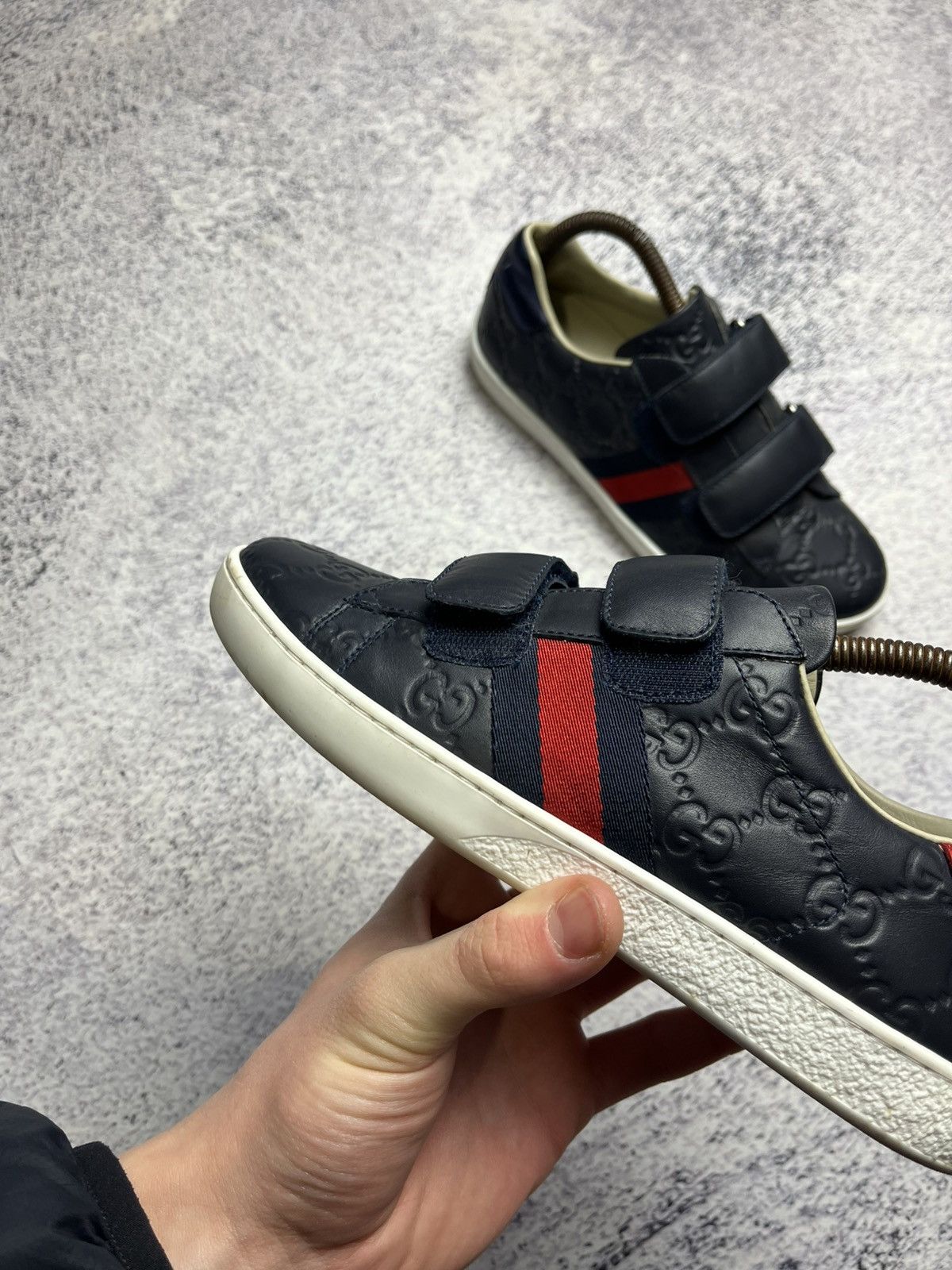 Gucci Vintage Gucci Leather Sneaker Y2K Rare Luxury 455496 Size US 6.5 / EU 39-40 - 7 Thumbnail