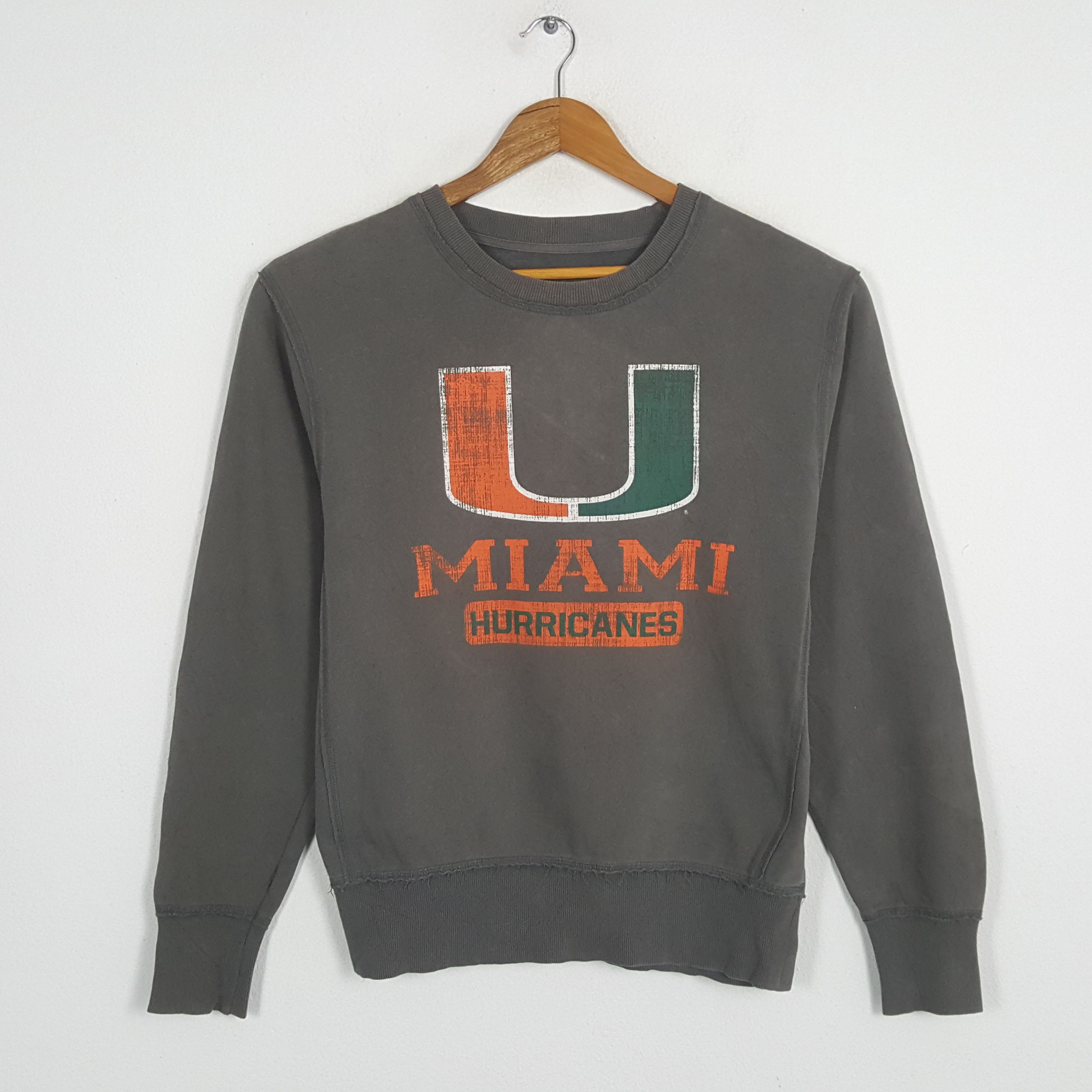 NFL × Vintage Vintage MIAMI HURRICANES NFL American Football Sweatshirts Size US M / EU 48-50 / 2 - 1 Thumbnail