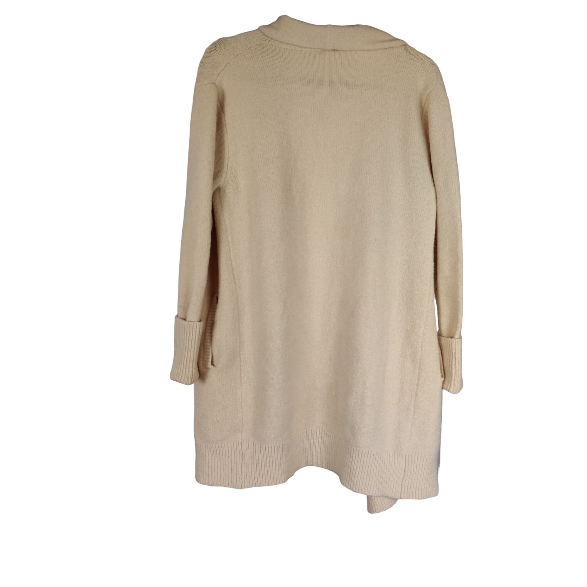 Other Flawless Waterfall Open Front Cardigan XS/S Cream Minimalist Size S / US 4 / IT 40 - 9 Thumbnail