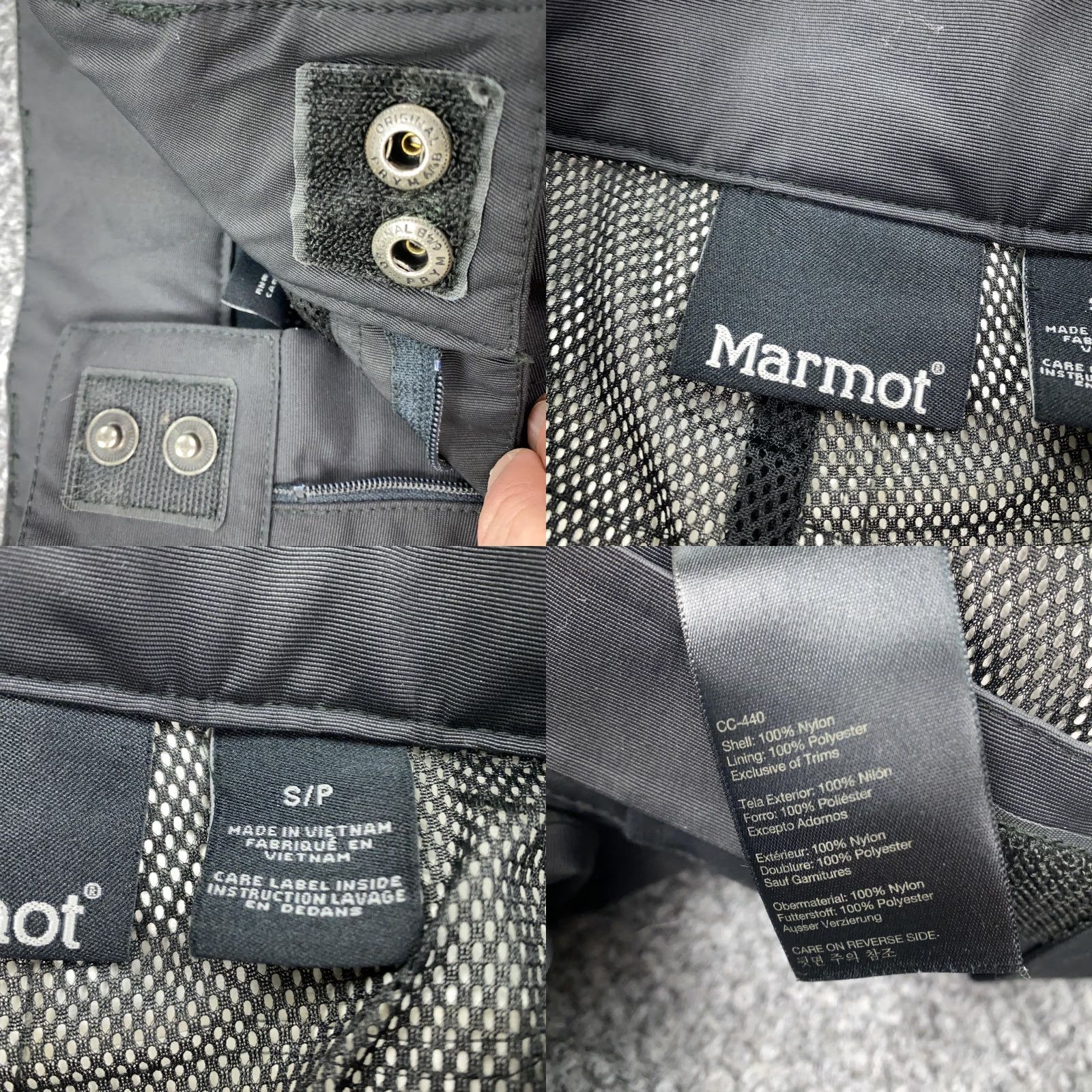 Marmot Marmot Snow Pants Mens 30x29 Gray Insulated Ski Cargo Adjustable Gaiter Waist Size US 29 - 8 Thumbnail