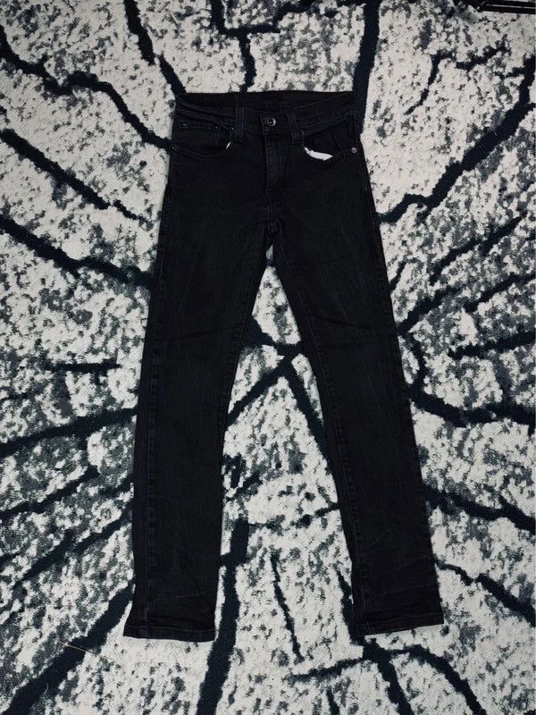 Levi's Levis 510 jeans trousers gray black 26 Size US 26 / EU 42 - 2 Thumbnail
