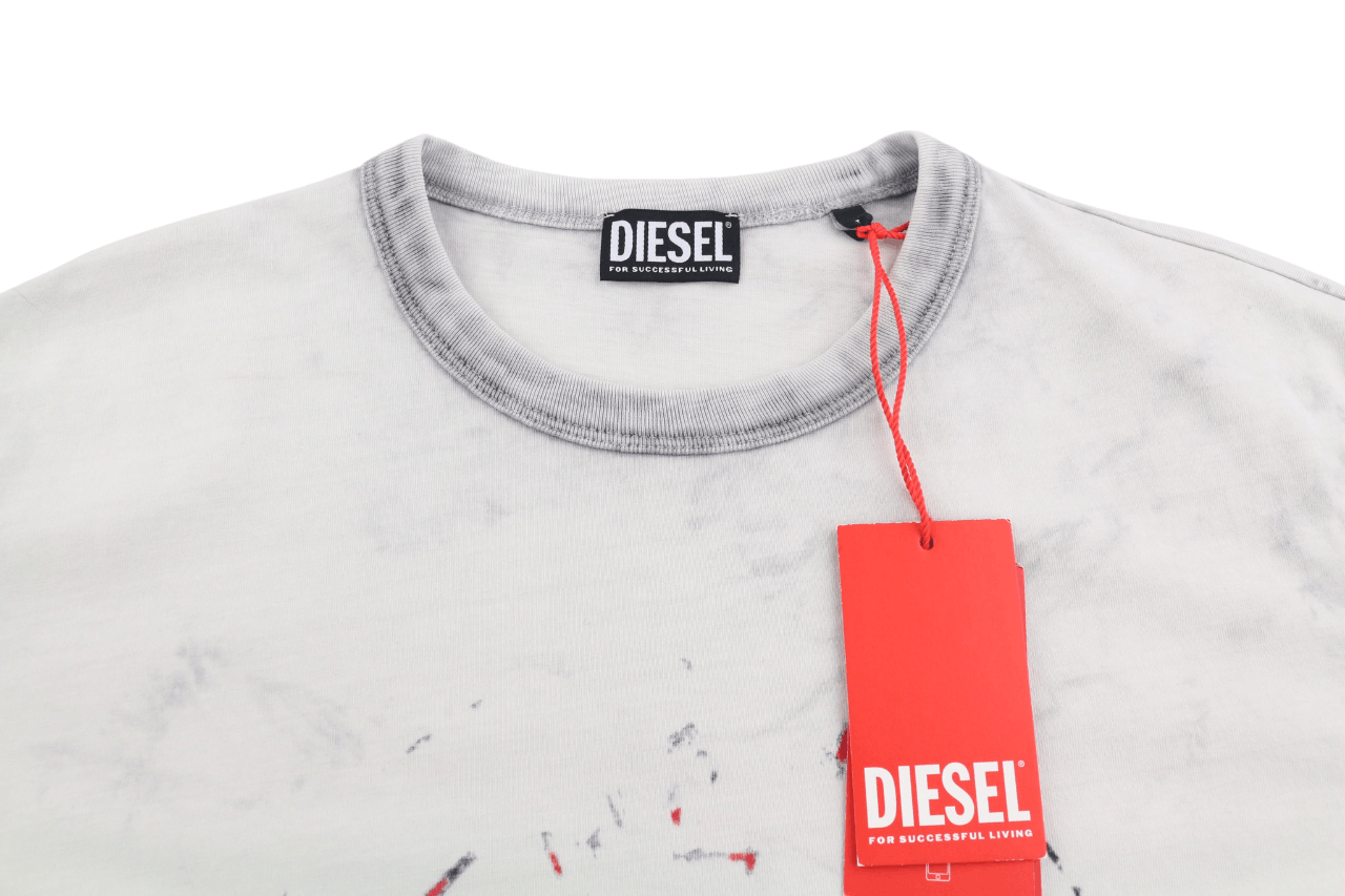 Diesel T-JUST-E23 L Short Sleeve Logo Tee 40274 Size US L / EU 52-54 / 3 - 10 Thumbnail