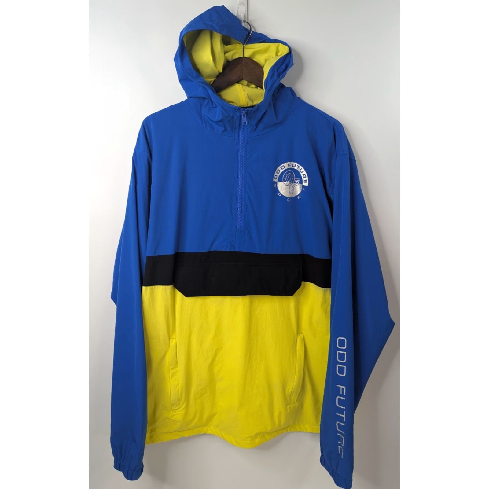 Odd Future VINTAGE Odd Future Sport Jacket Mens Large Blue Yellow Windbreaker Tyler The Creator Size US L / EU 52-54 / 3 - 2 Thumbnail