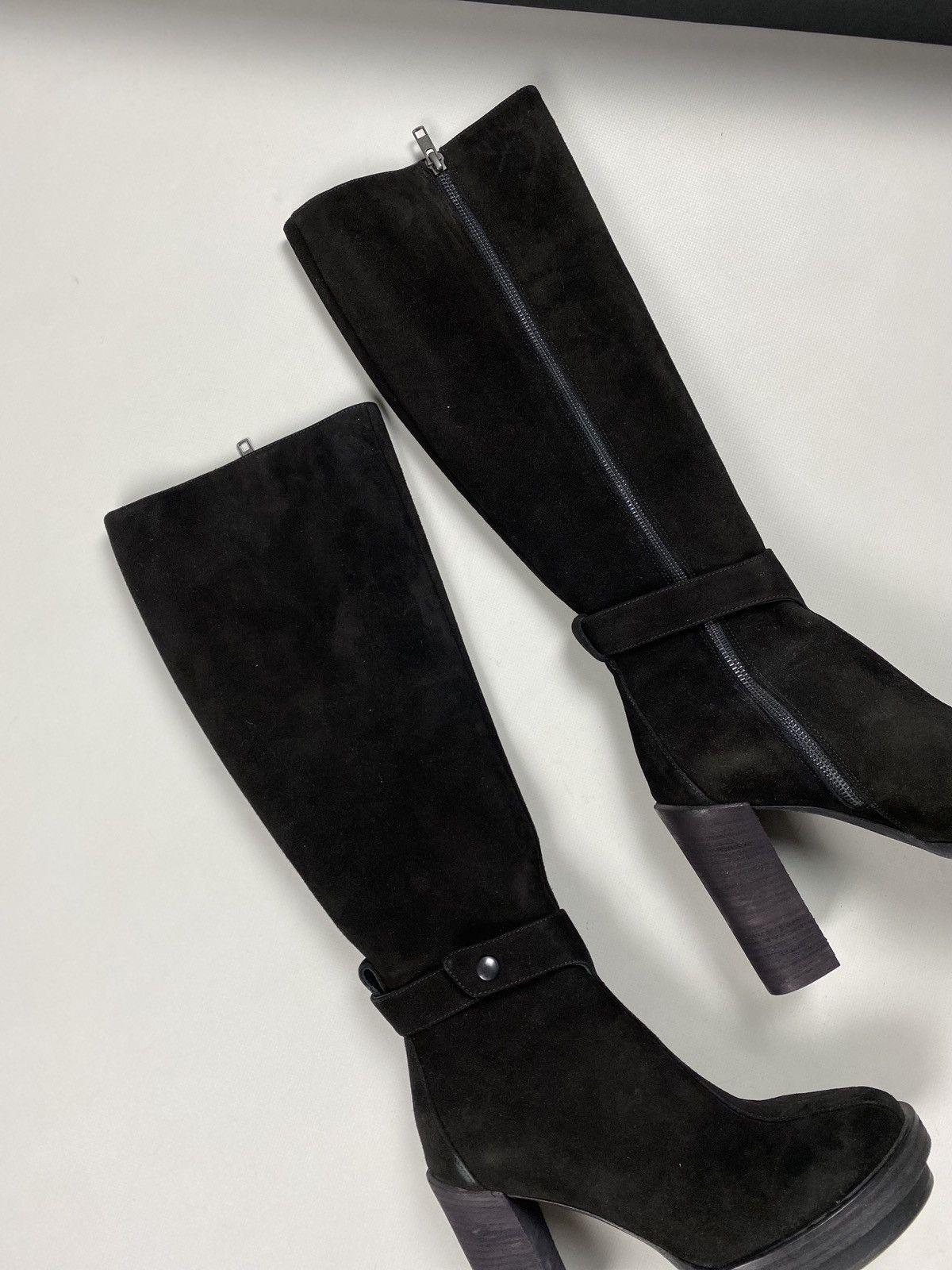 Ann Demeulemeester New! Ann Demeulemeester suede over the knee heeled boots Size US 7.5 / IT 37.5 - 8 Thumbnail
