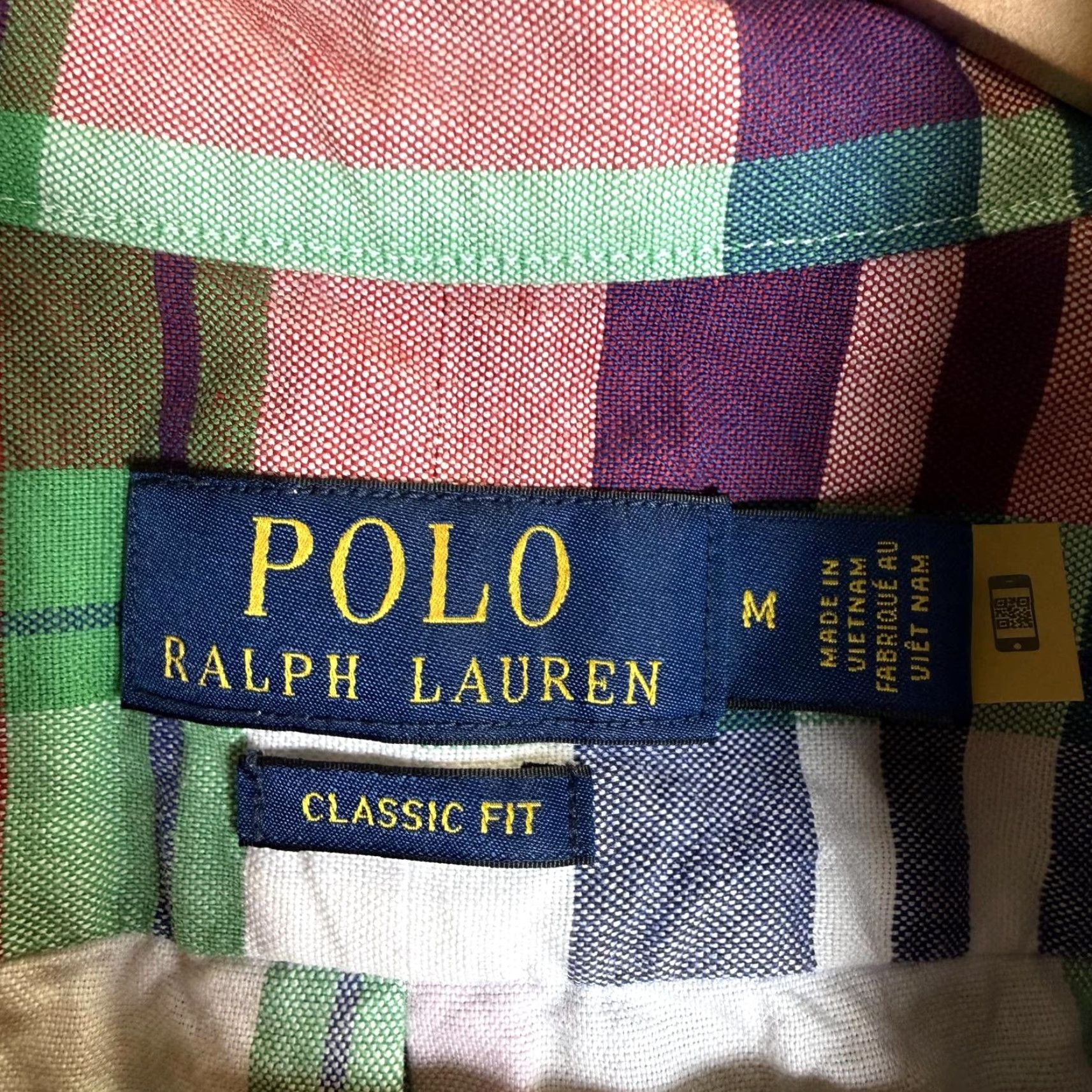 Polo Ralph Lauren Polo Ralph Lauren Shirt Mens Medium Multicolor Striped Short Sleeve Button-Down Size US M / EU 48-50 / 2 - 3 Thumbnail