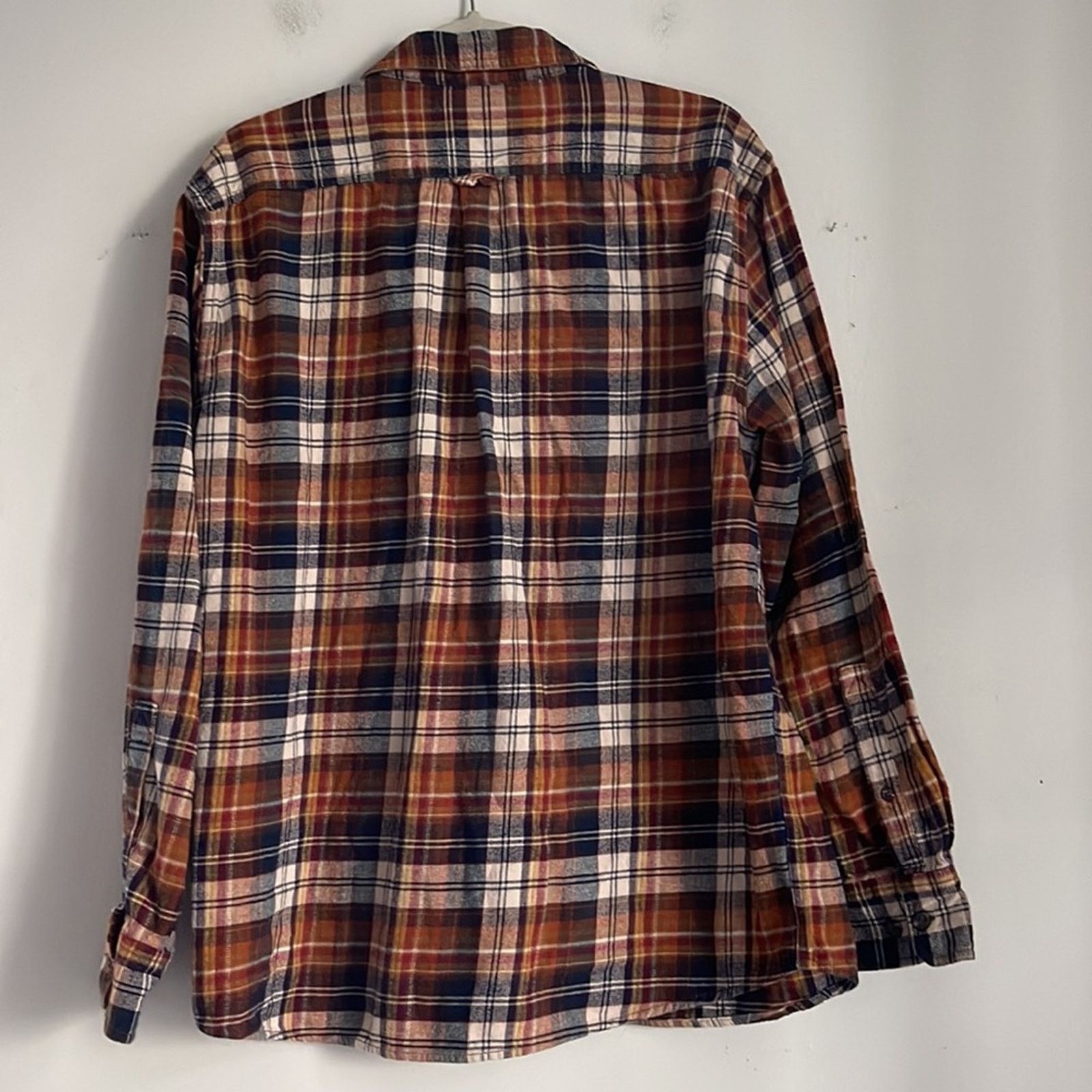Eddie Bauer Eddie Bauer 100% cotton flannel plaid button down shirt XL Size US XL / EU 56 / 4 - 6 Thumbnail