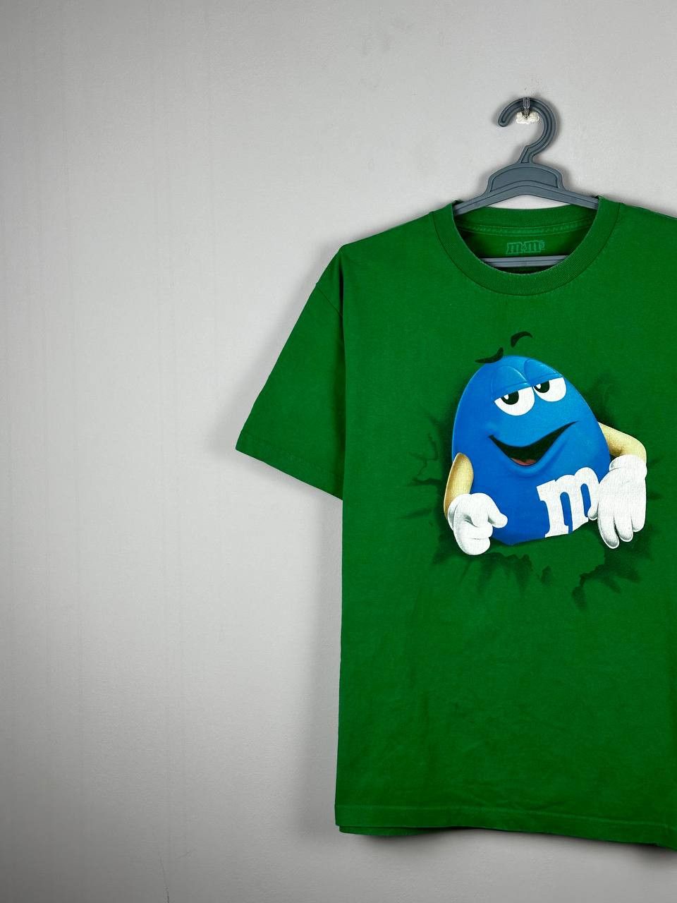Cartoon Network M&M's Big Face Print Green Tee Shirt Size L Size US L / EU 52-54 / 3 - 2 Thumbnail