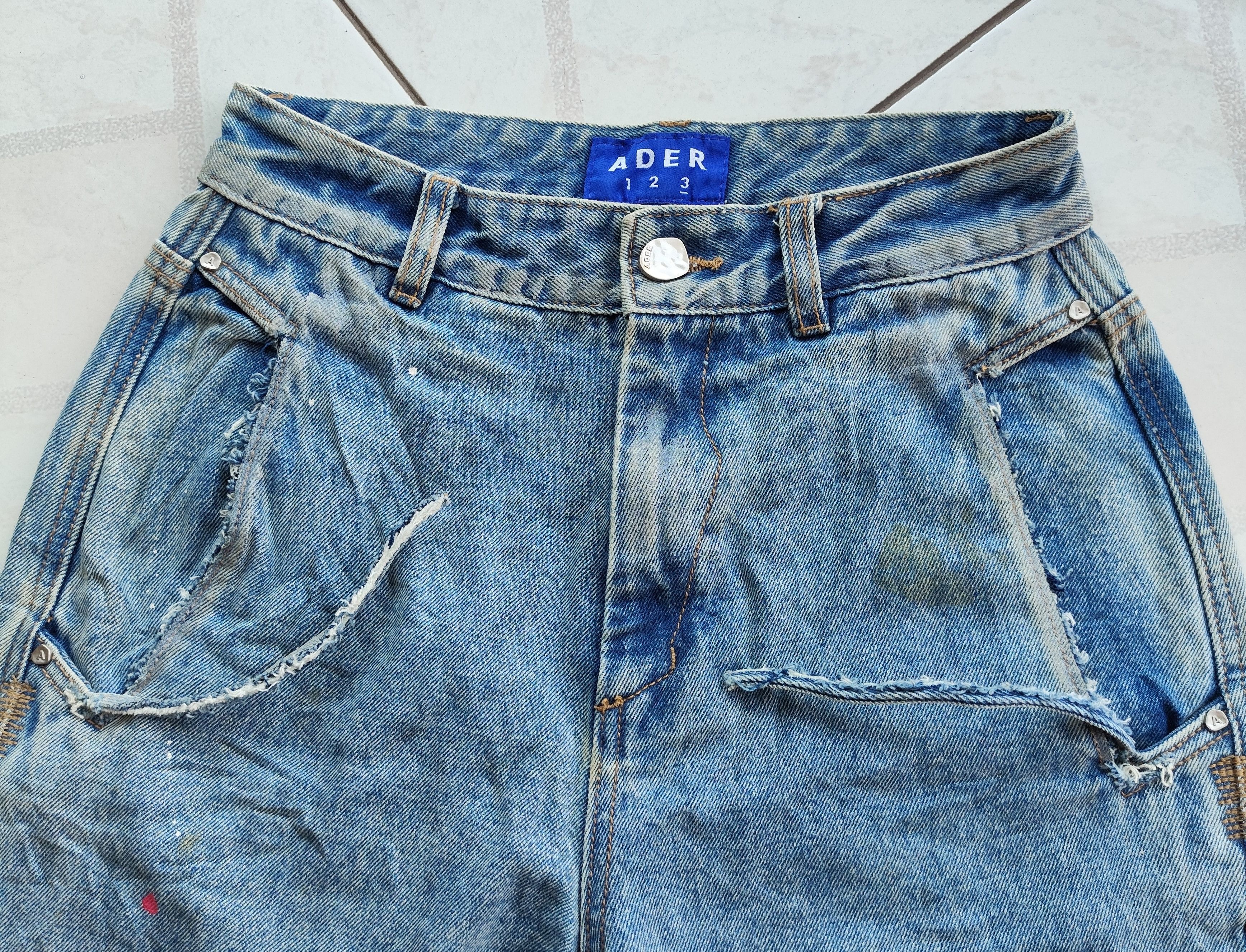 Ader Error Ader Erorr Denim Jeans Size 24" / US 00 / IT 34 - 2 Thumbnail