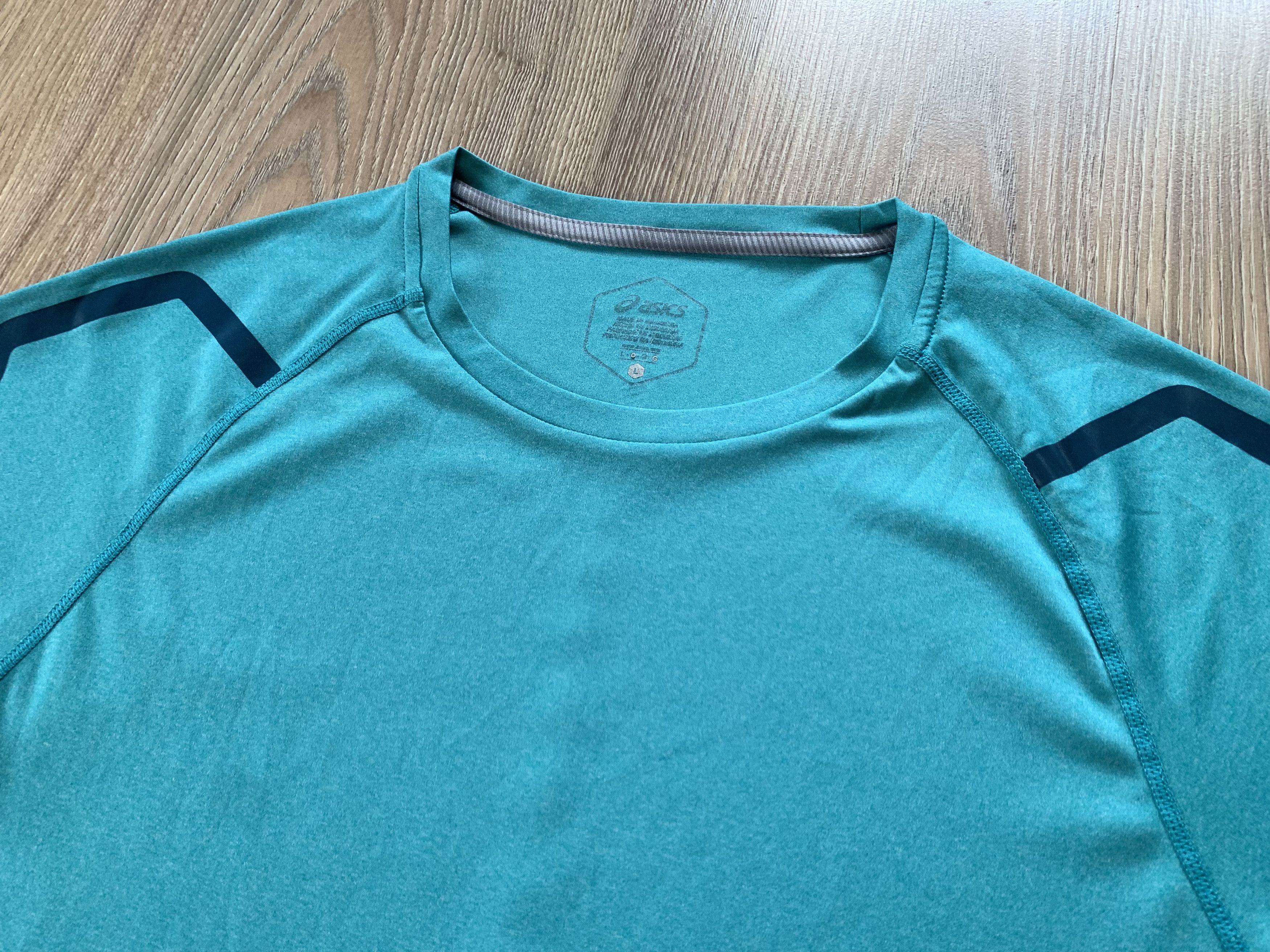 Asics Asics Performance Turquoise Running T-Shirt Size L / US 10 / IT 46 - 4 Thumbnail
