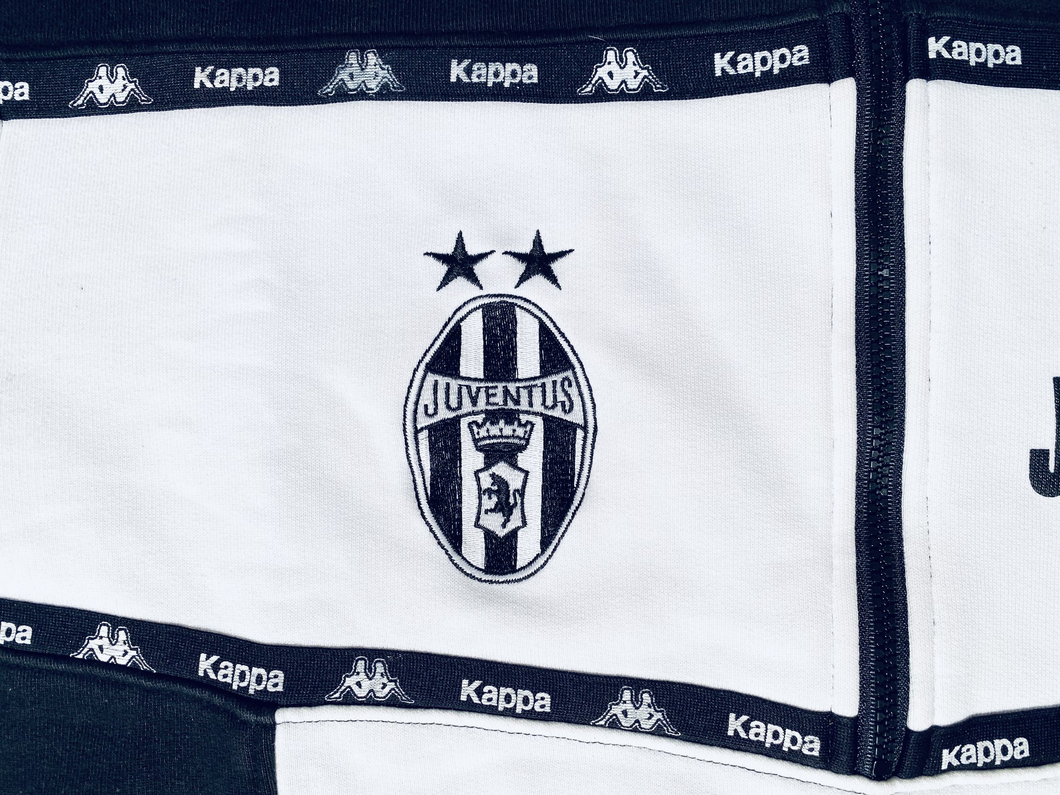 Kappa Juventus 1/4 Zip Football Soccer Training Jacket 90s Size US L / EU 52-54 / 3 - 6 Thumbnail
