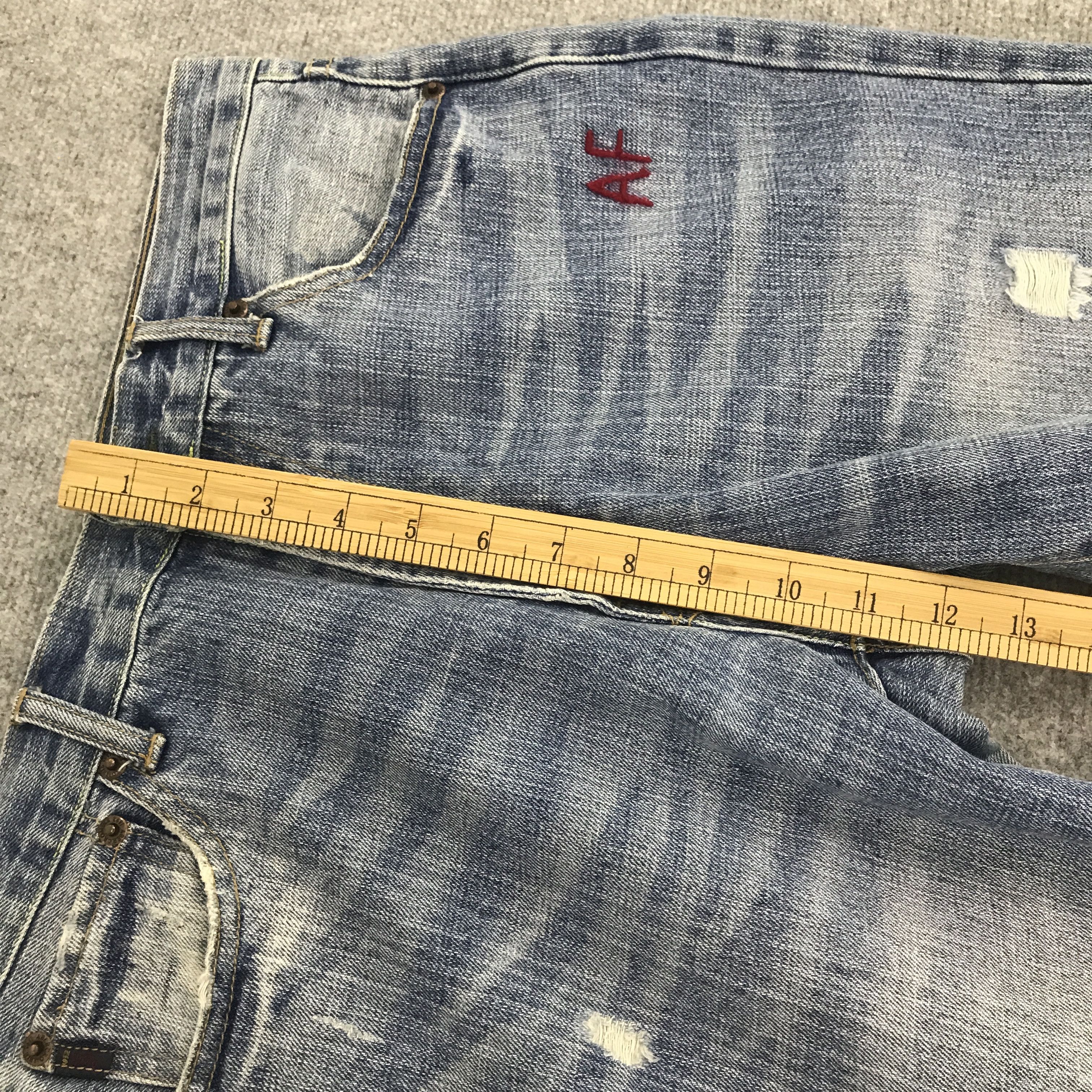 Abercrombie & Fitch Rare abercrombie & fitch distressed style japan denim pants Size US 30 / EU 46 - 8 Thumbnail