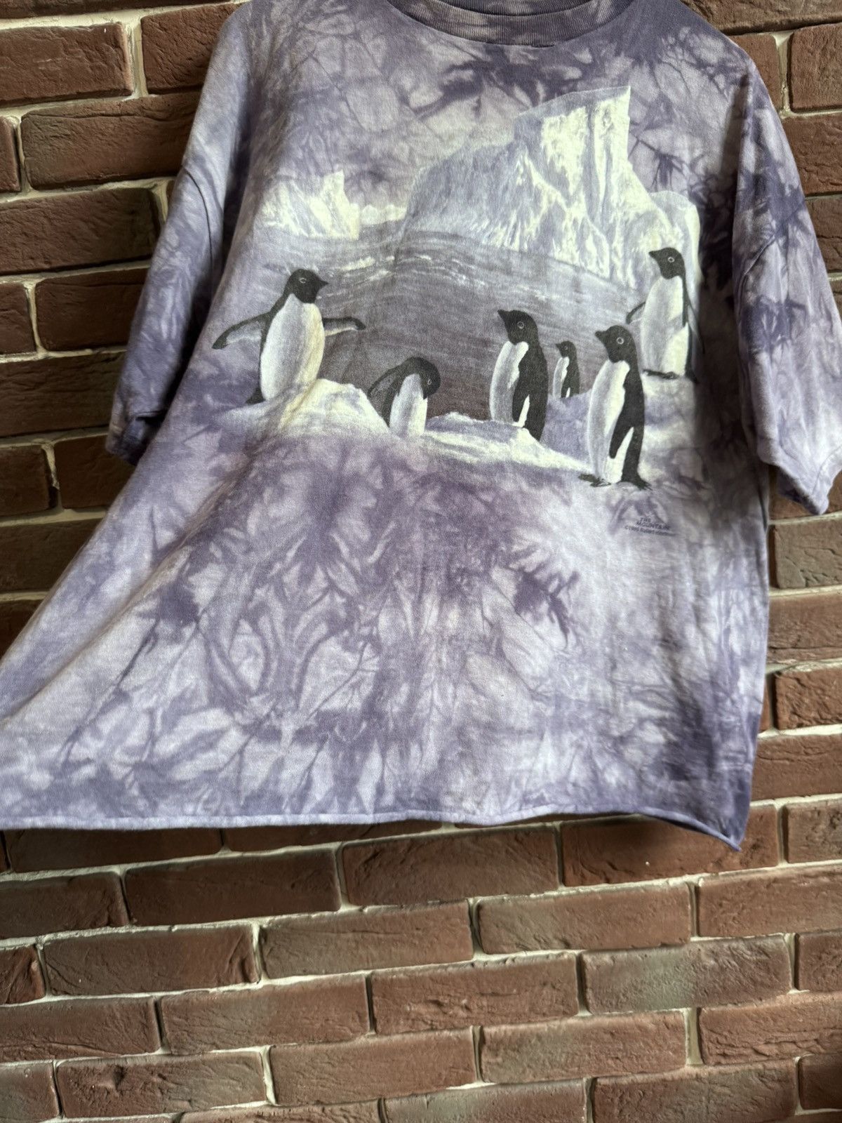 The Mountain Vintage 90s The Mountain Tie Dye Graphic Tee Penguins Cute Size US L / EU 52-54 / 3 - 6 Thumbnail