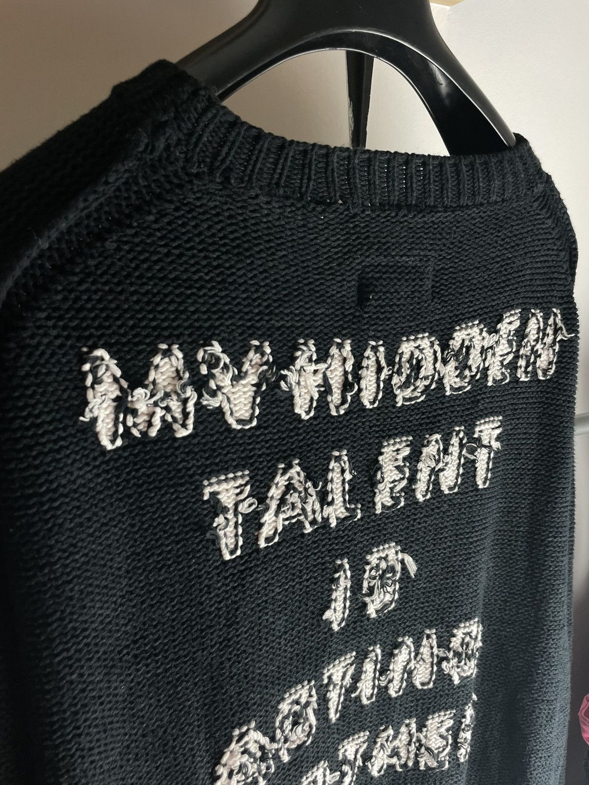Doublet Doublet hidden talent knit sweater Black Acting Someone Size US L / EU 52-54 / 3 - 5 Thumbnail