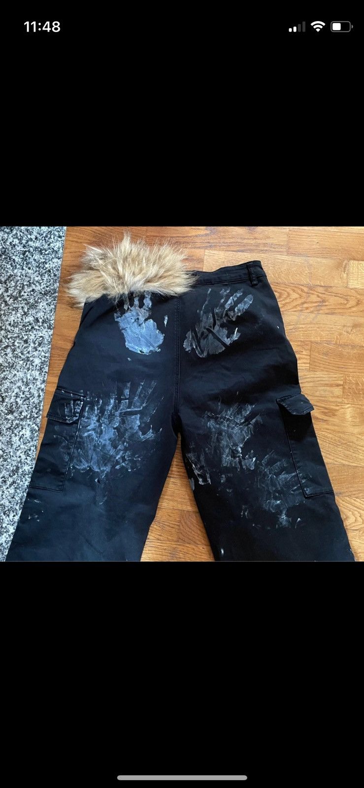 Other Furry baggy pants streetwear Size US 33 - 3 Thumbnail