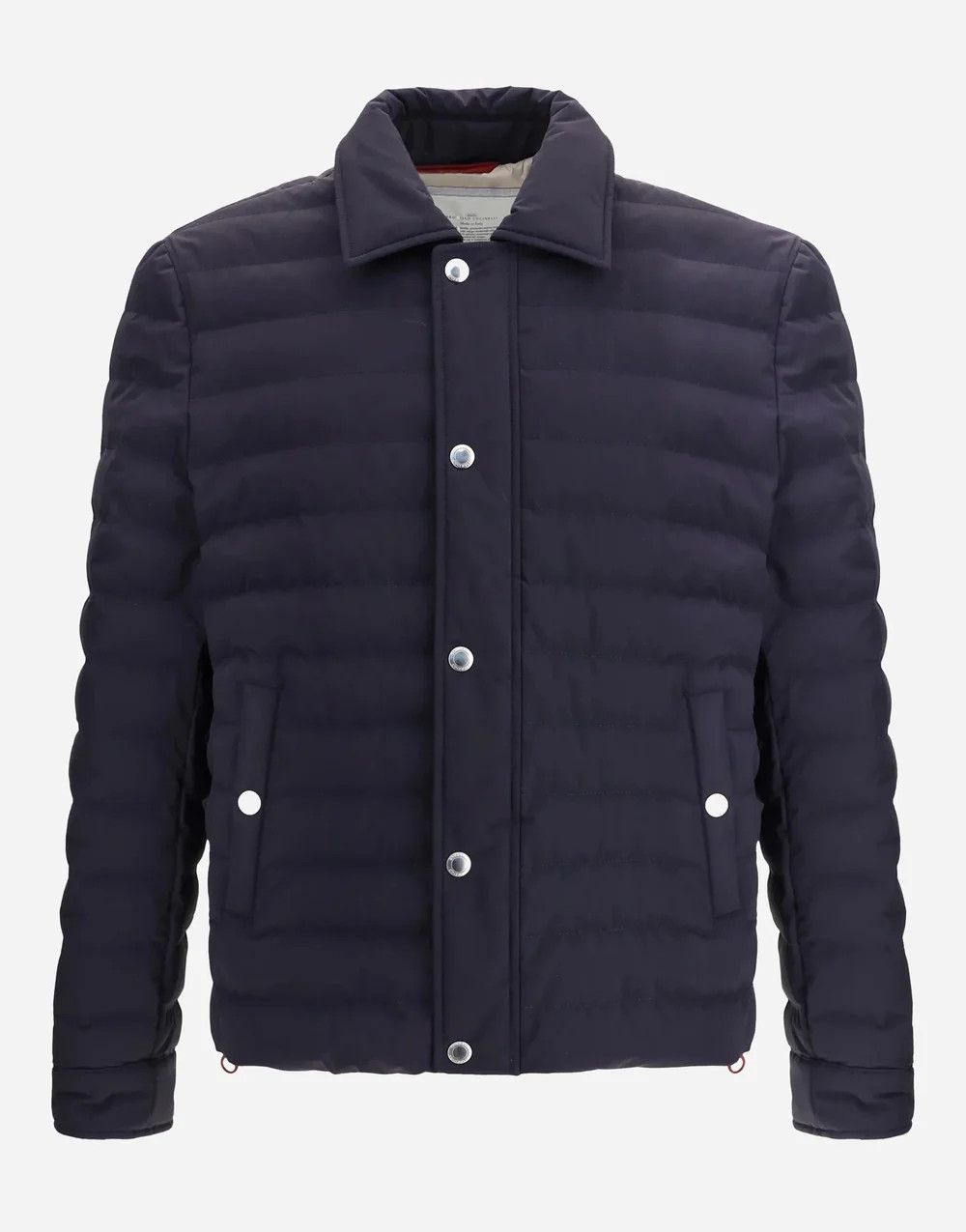 Brunello Cucinelli o1w1db10326 Down Jacket in Navy Blue Size US XL / EU 56 / 4 - 1 Thumbnail