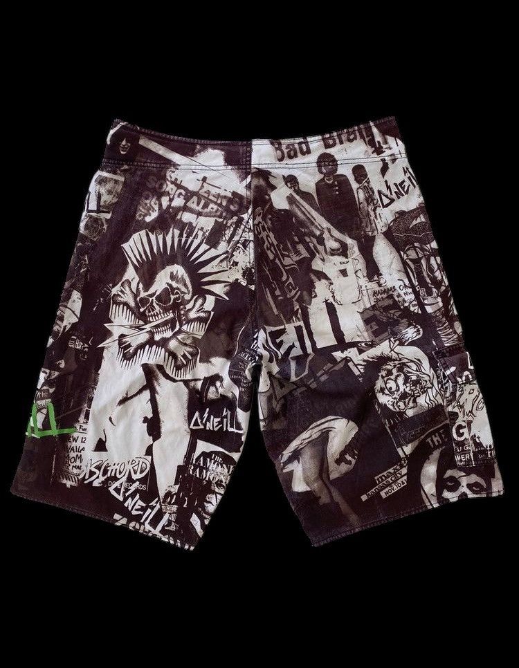 O'Neill Oniells Punk Band Fullprint Soft Short Pant Size US 36 / EU 52 - 2 Thumbnail