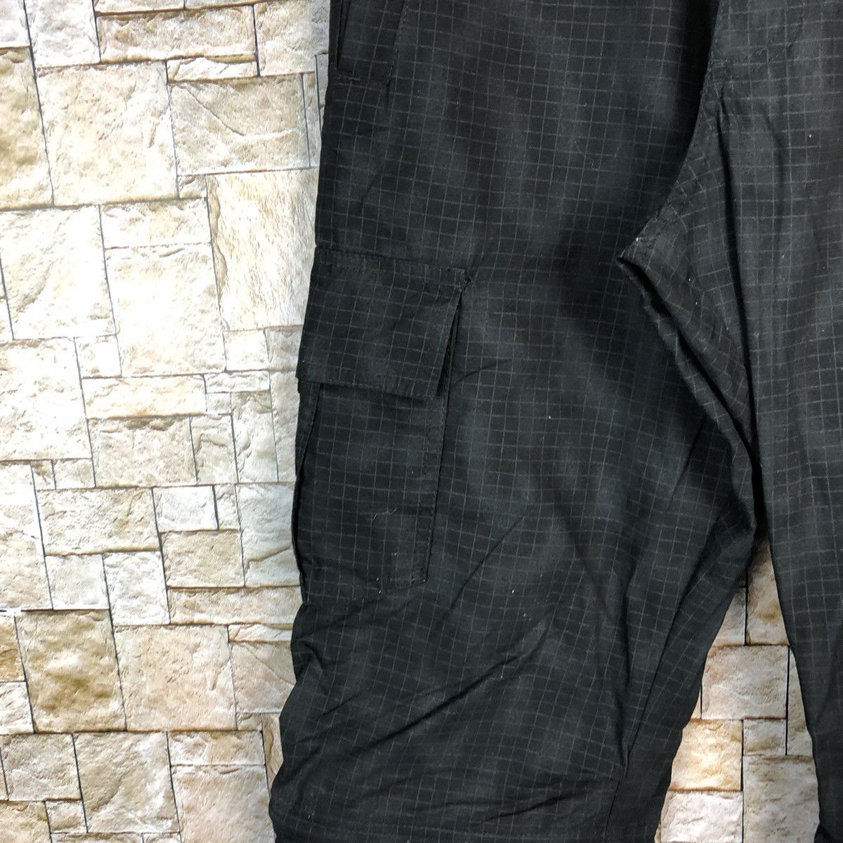 Japanese Brand Anti Label Basic Black Cargo Multipocket Pants #A739 Size US 29 - 10 Thumbnail