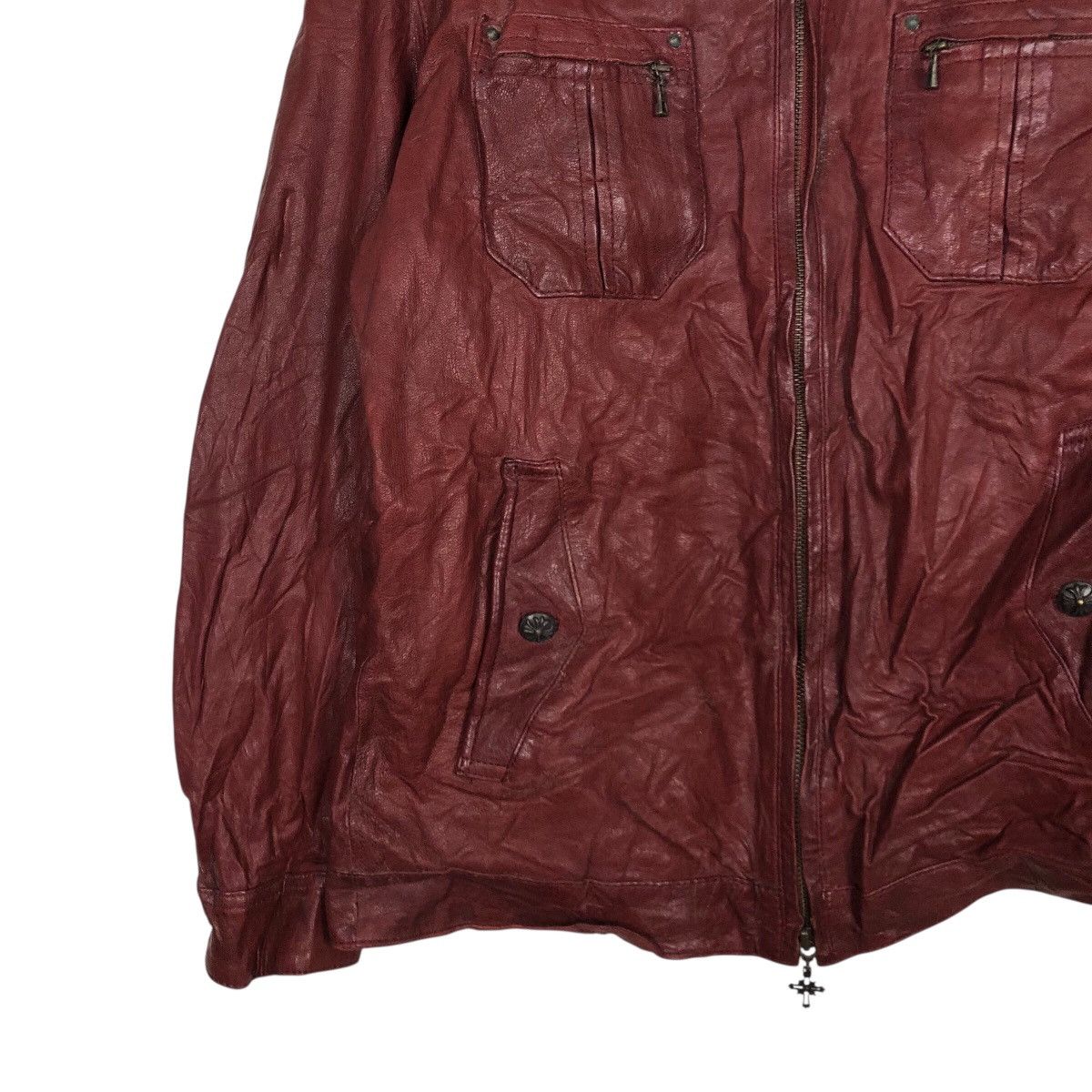 Japanese Brand 📌Vintage Biker Leather Jacket Santa Fe Bondage Issey Miyake Size US M / EU 48-50 / 2 - 5 Thumbnail