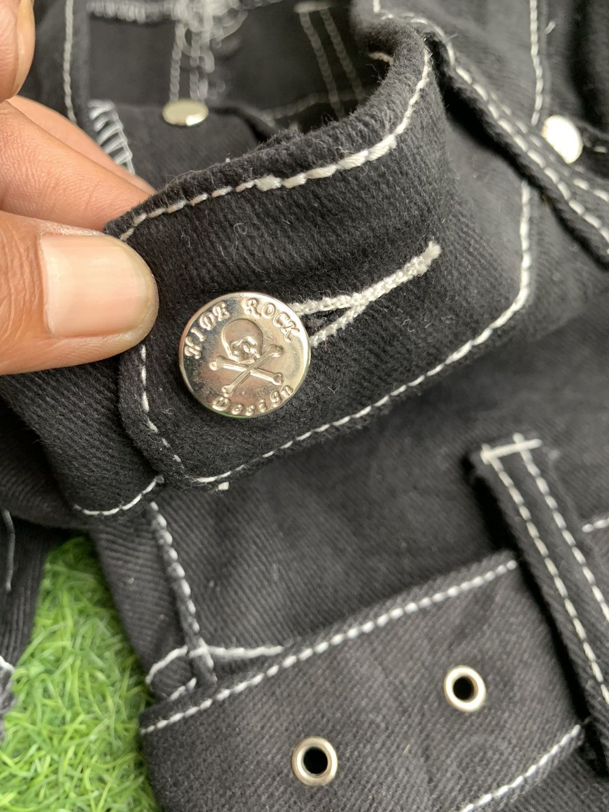 If Six Was Nine ⚡️🔥Japanese Brand Hide ROCK Hagi Design Size US 31 - 15 Thumbnail