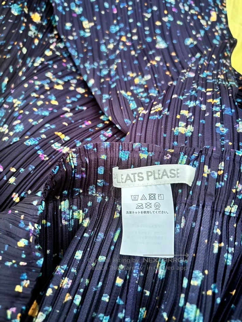 Issey Miyake Issey Miyake size:3 Dark Starry Midi Skirt Size 31" - 2 Thumbnail