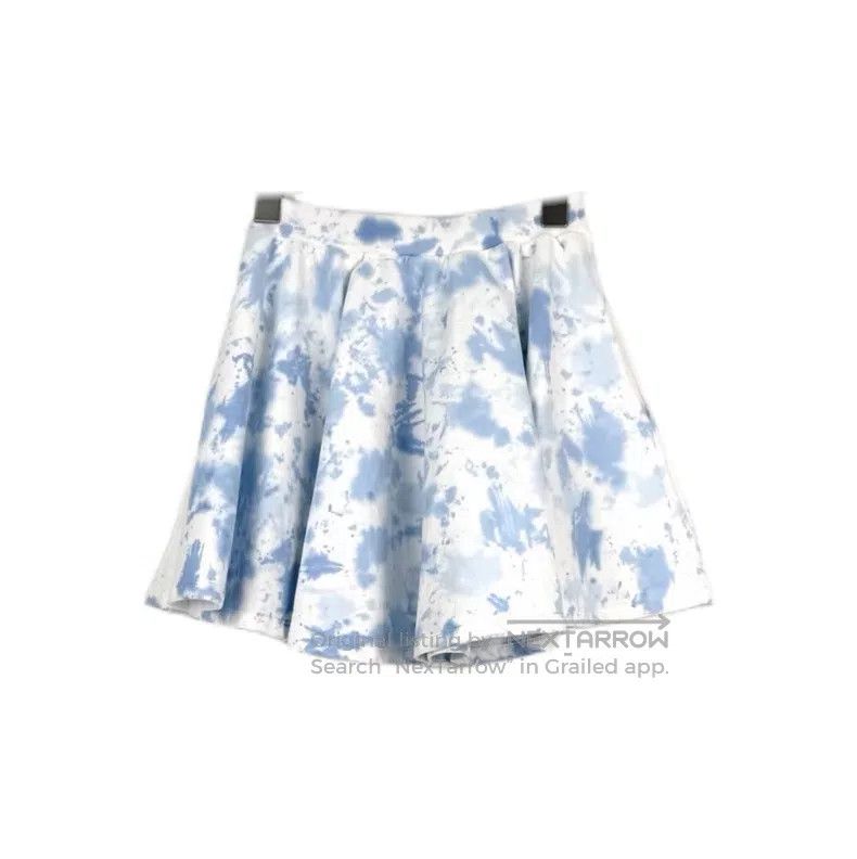 Dior Dior Blue and white tie-dyed casual skirt Size 28" / US 6 / IT 42 - 2 Thumbnail