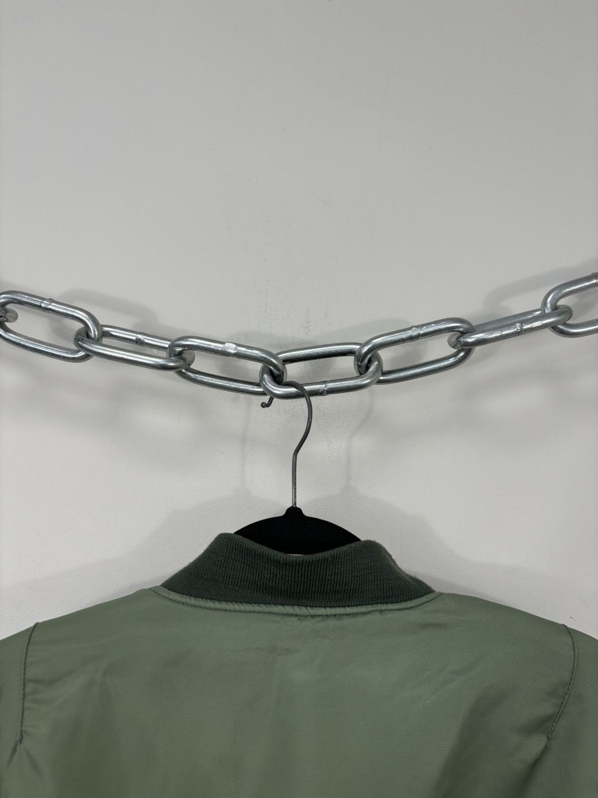 Vintage Vintage MA-1 Olive Green Reversible Flight Bomber Jacket Size US M / EU 48-50 / 2 - 17 Thumbnail