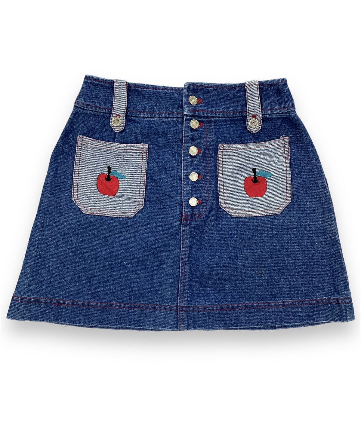 Japanese Brand Betty’s Blue by Shinji Abe Denim Skirt Size 24" / US 00 / IT 34 - 1 Thumbnail