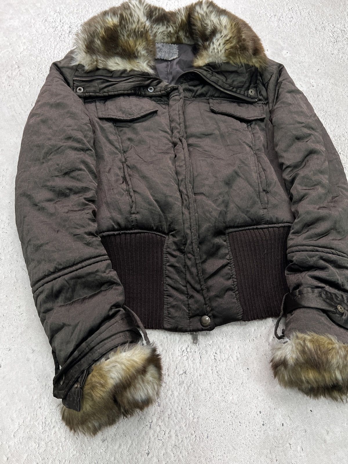 If Six Was Nine Y2k Japanese Fur collar If six was nine gothic bomber jacket Size US S / EU 44-46 / 1 - 2 Thumbnail