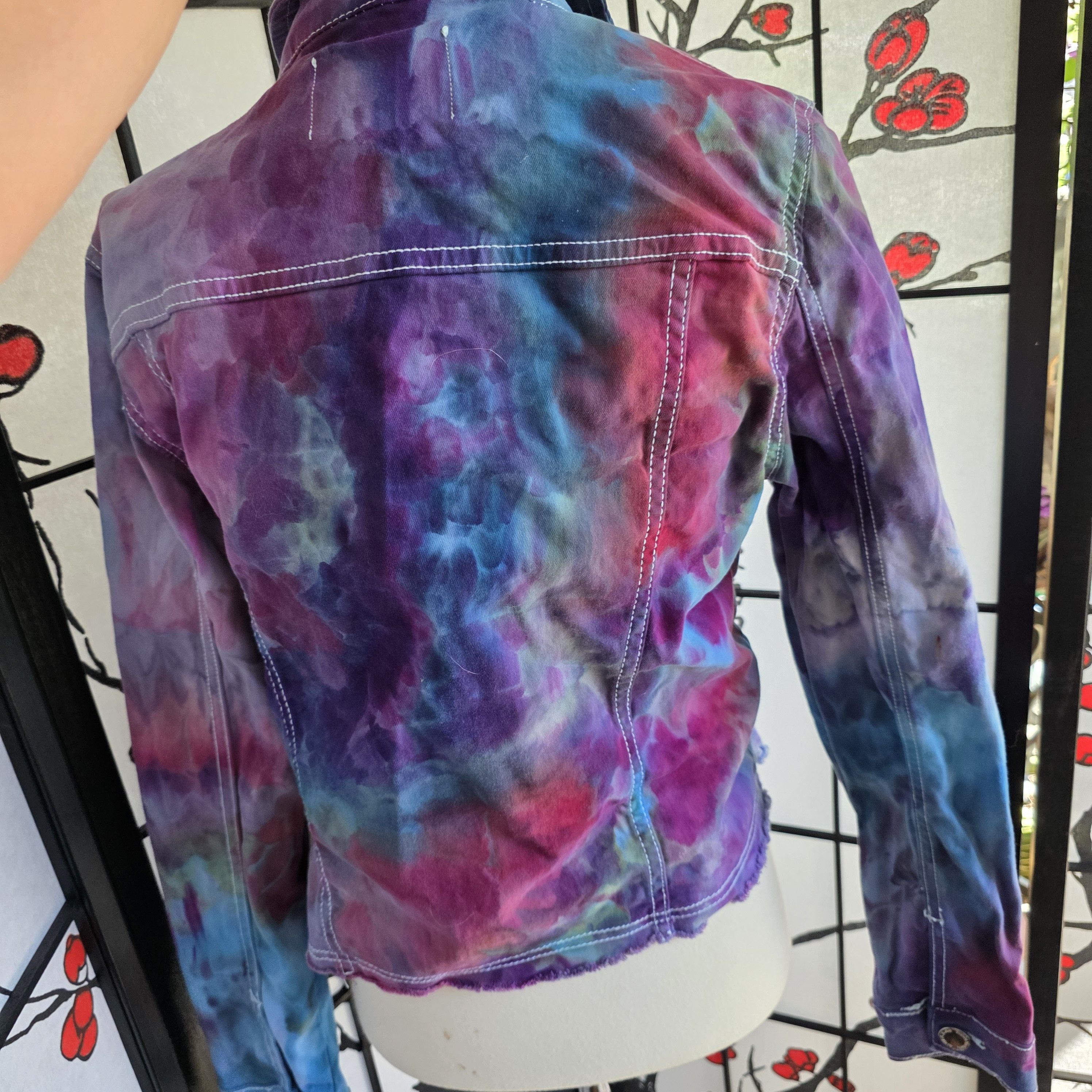 Other Ice Dyed Denim Jacket Size M / US 6-8 / IT 42-44 - 5 Thumbnail