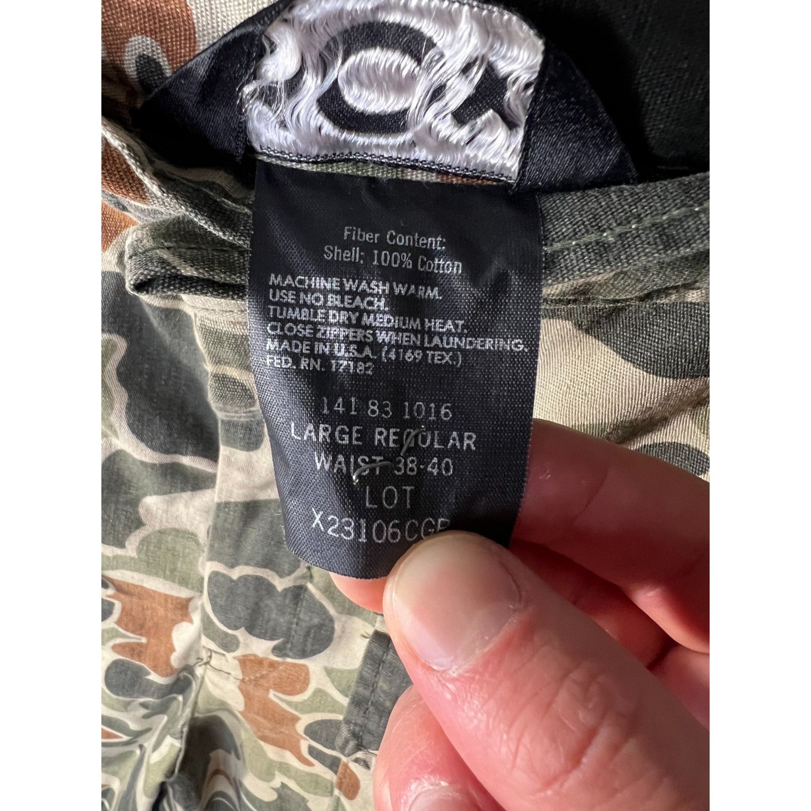 Other Vintage 80s 10X Duck Camo Pants Men's 36x31 Baggy Skater Out Size US 36 / EU 52 - 5 Thumbnail