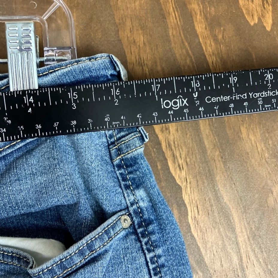 Levi's VINTAGE Levi's Jeans Women Blue Denim Mid Rise Slim Boyfriend Stretch 14 5-Pocket Design Regular Womens Size 36" / US 14 / IT 50 - 7 Thumbnail