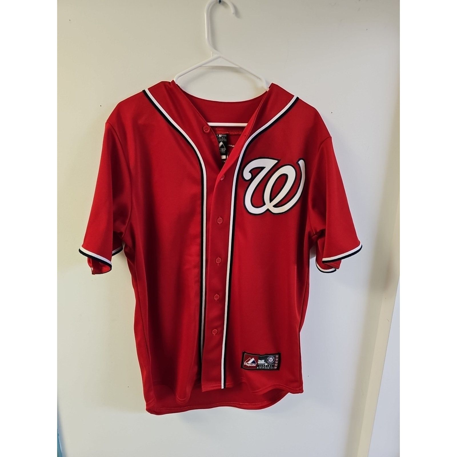 Majestic Bryce Harper Washington Nationals Majestic MLB Jersey Mens M Size US M / EU 48-50 / 2 - 1 Thumbnail