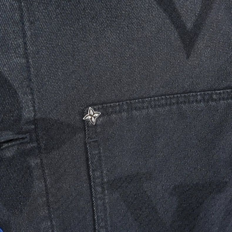 Louis Vuitton Louis Vuitton Black Denim Jacket Size 44-2506 Size US L / EU 52-54 / 3 - 4 Thumbnail