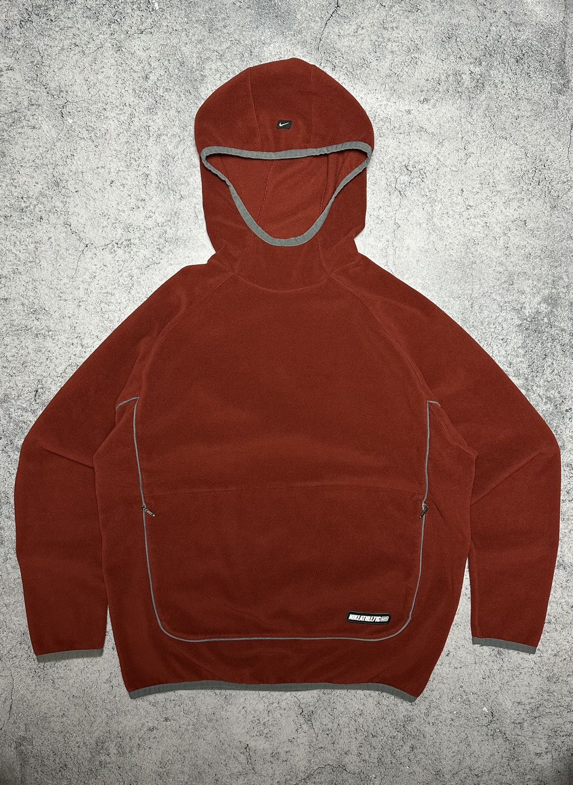 Rare Vintage Nike Ninja Fleece Swoosh Hoodie
