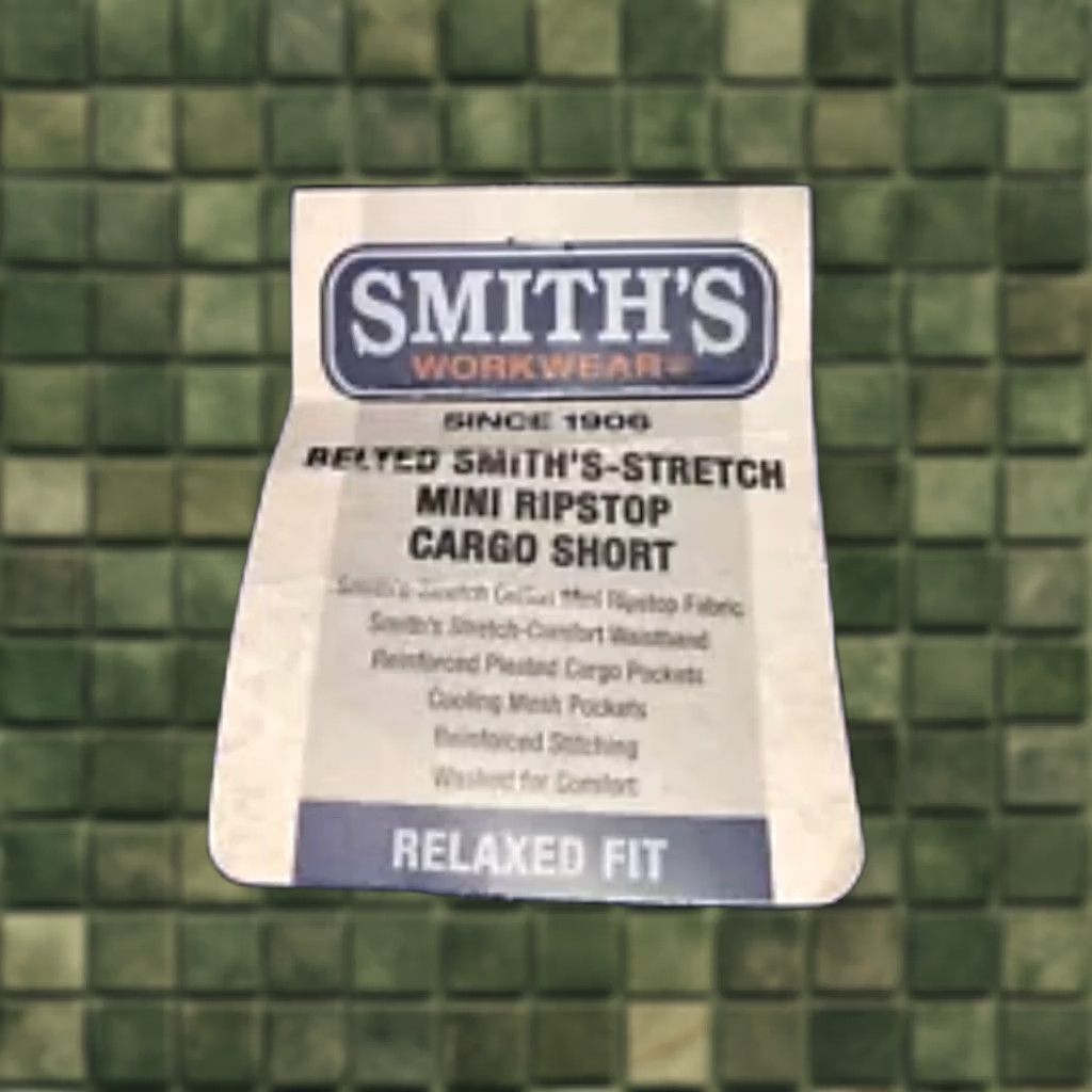 Vintage Smith’s Belted Stretch Mini Ripstop Blue Cargo Shorts Men’s 32 NWT-12391 Size US 32 / EU 48 - 1 Thumbnail