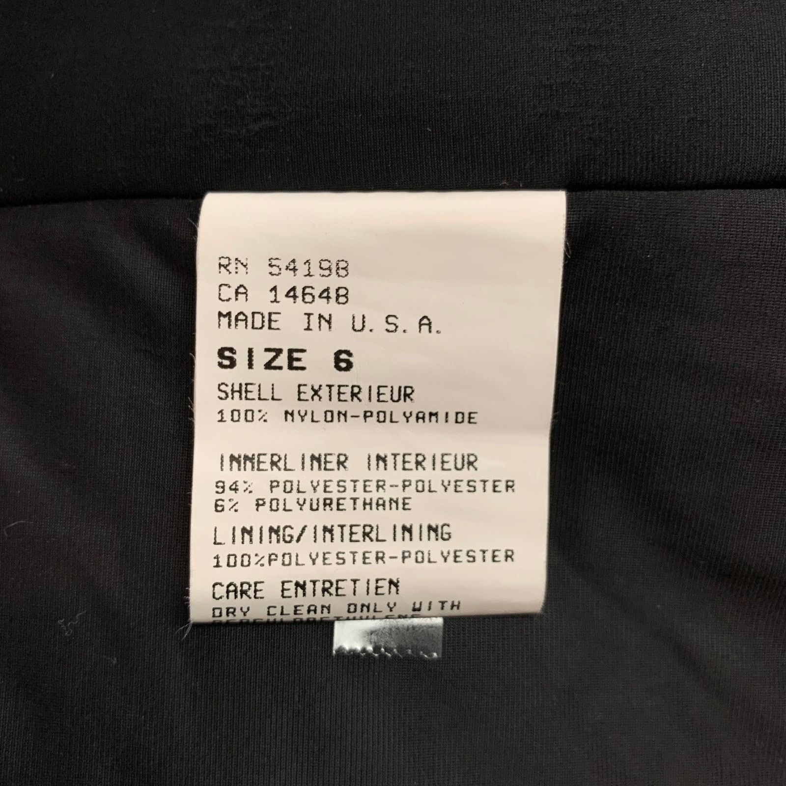 Bogner BOGNER Size 6 Black Quilted Textured Nylon Jacket Size M / US 6-8 / IT 42-44 - 5 Thumbnail