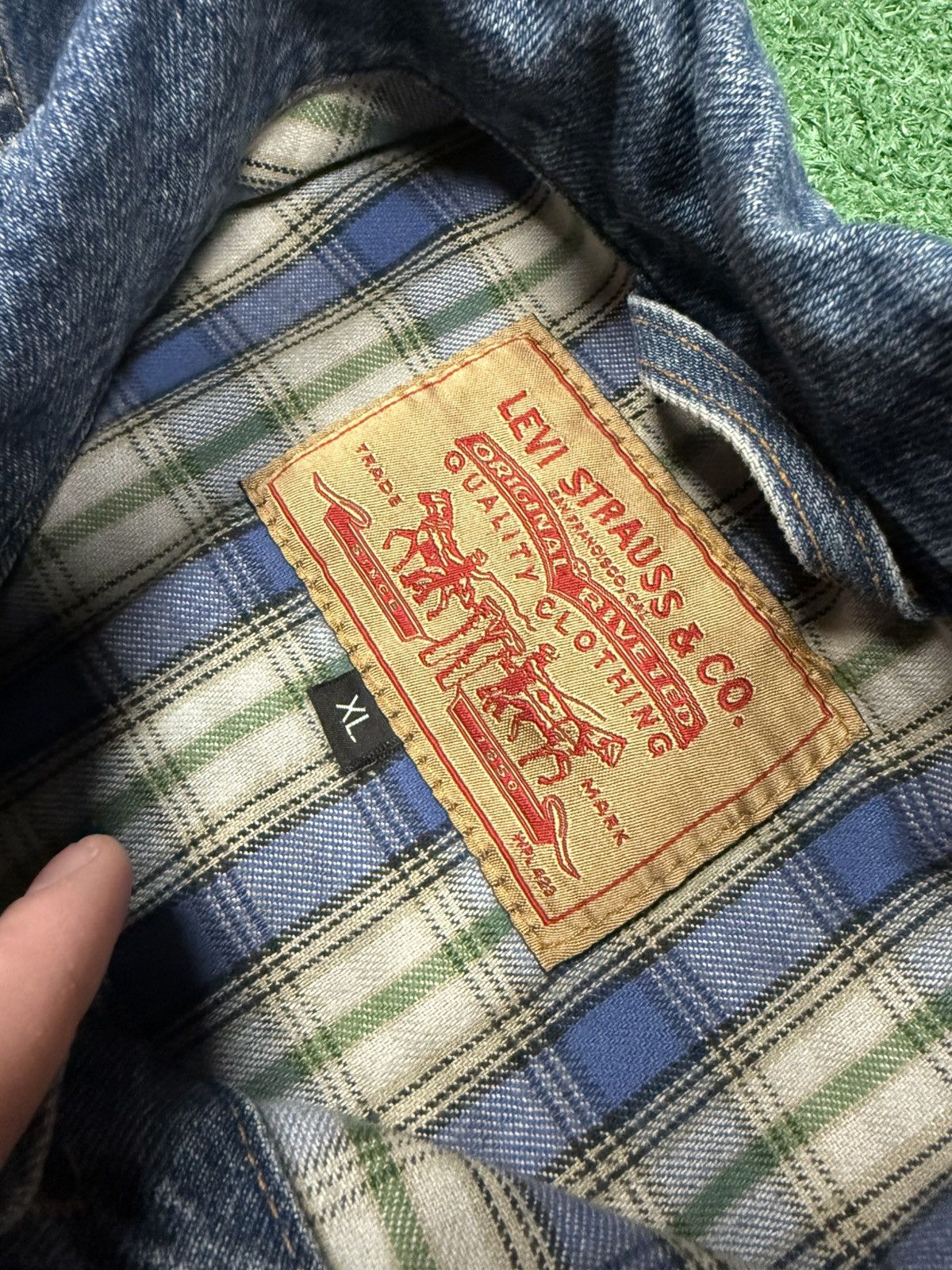 Levi's Crazy levis kanye west double layered aop jacket Size US XL / EU 56 / 4 - 3 Thumbnail