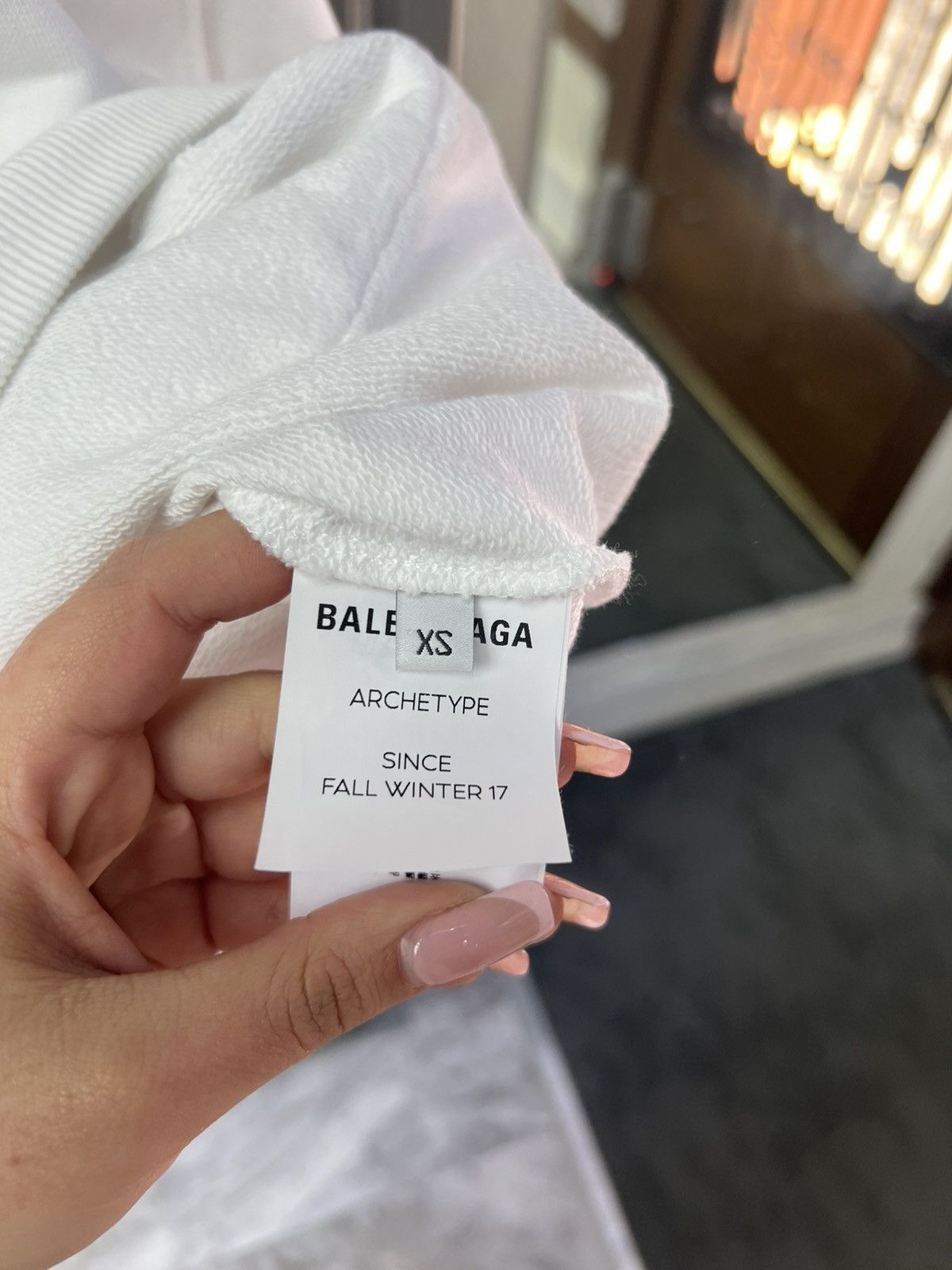 Balenciaga Balenciaga White Hoodie Size XS / US 0-2 / IT 36-38 - 12 Thumbnail