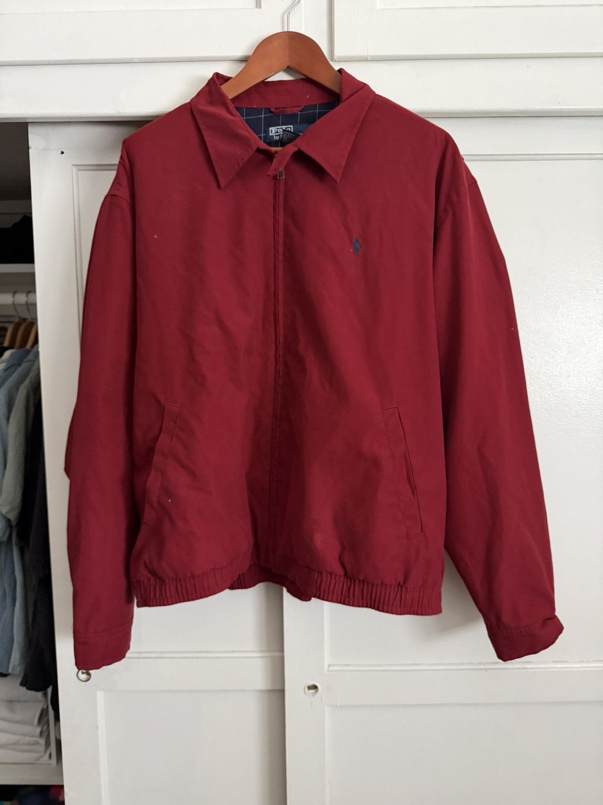 Polo Ralph Lauren Vintage 90s Ralph Lauren Polo Zip Up Harrington Jacket Size US XL / EU 56 / 4 - 1 Thumbnail