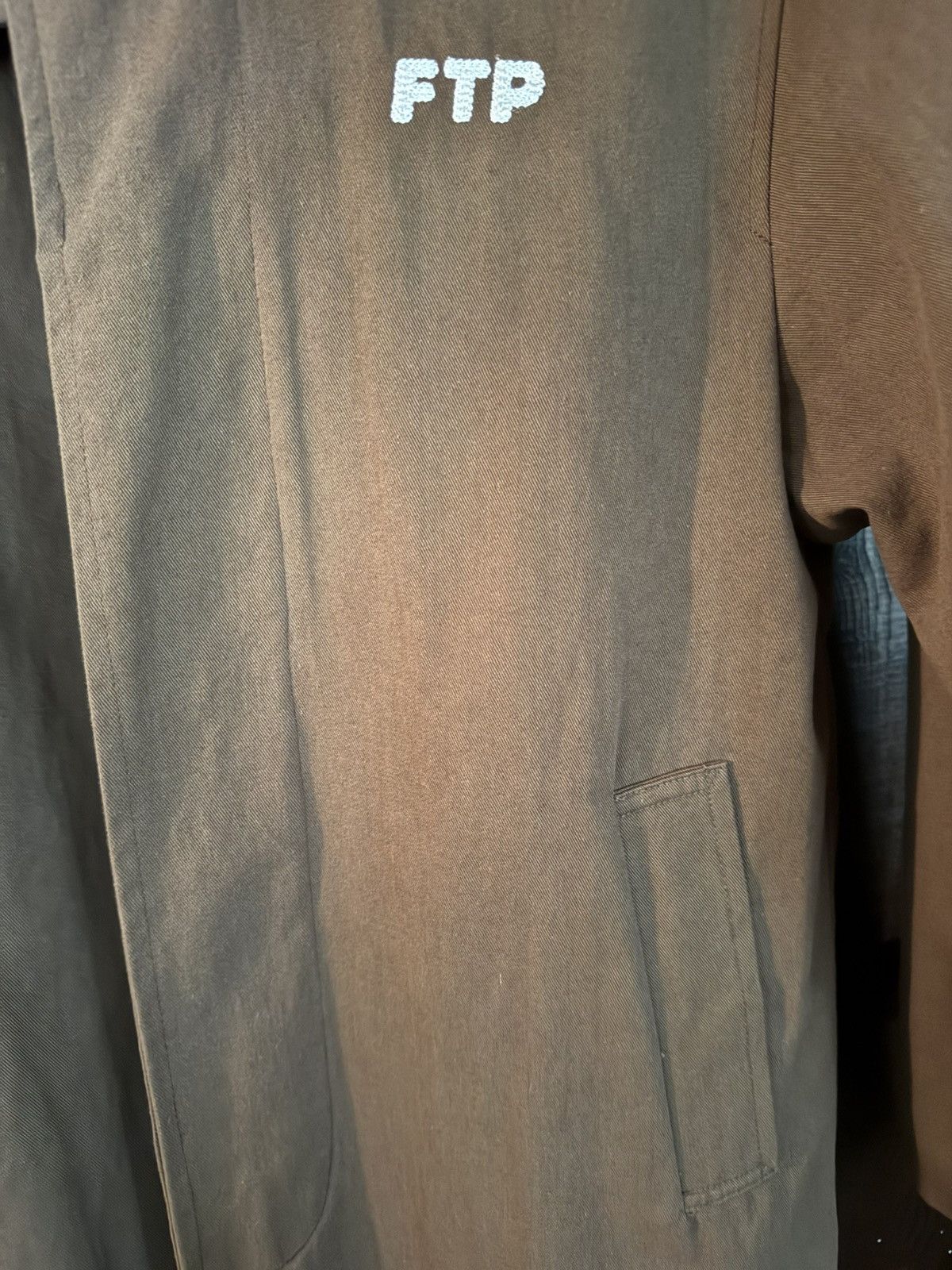 Fuck The Population FTP Orange Label lightweight Crucifix Trench Coat, BRAND NEW Size US S / EU 44-46 / 1 - 9 Thumbnail